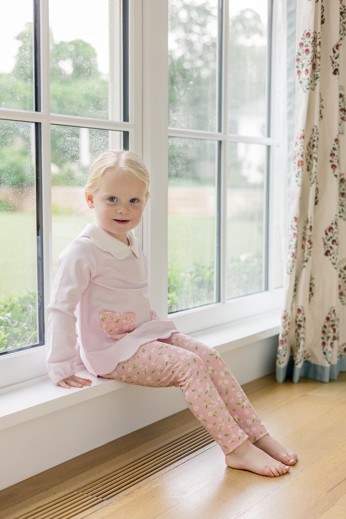 Proper Peony | Pink Petal Tunic Set