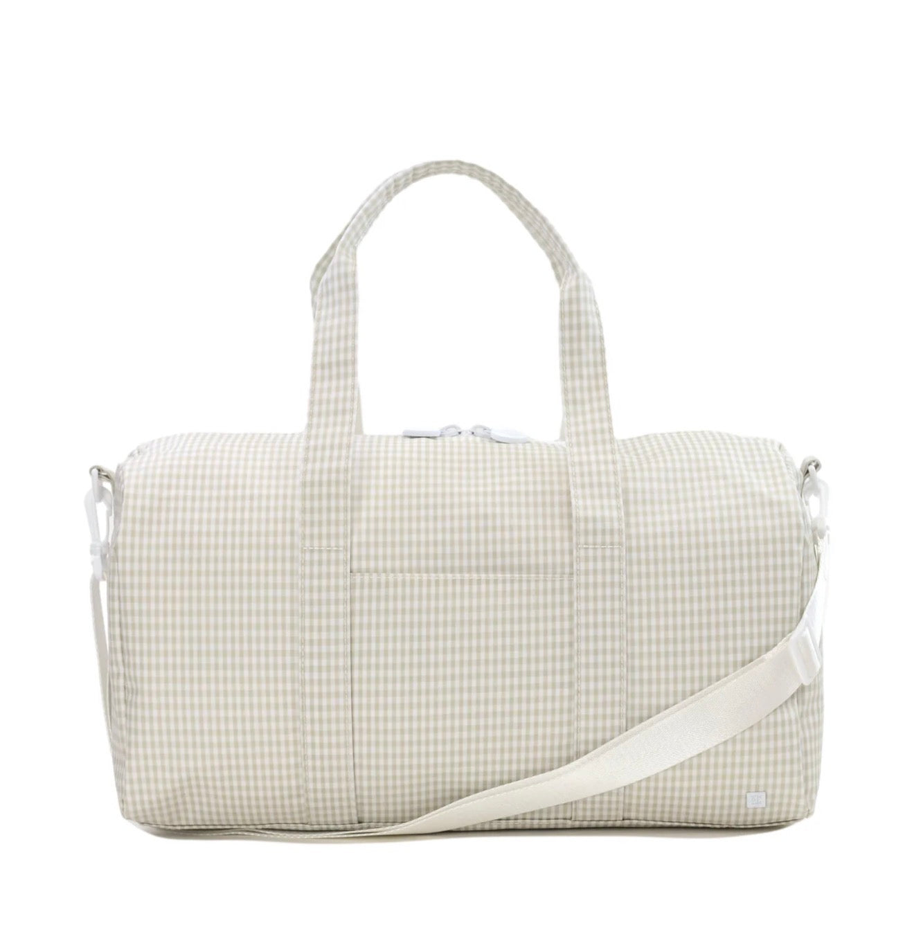 TRVL | Weekender Duffel Bag - Gingham Pearl Grey