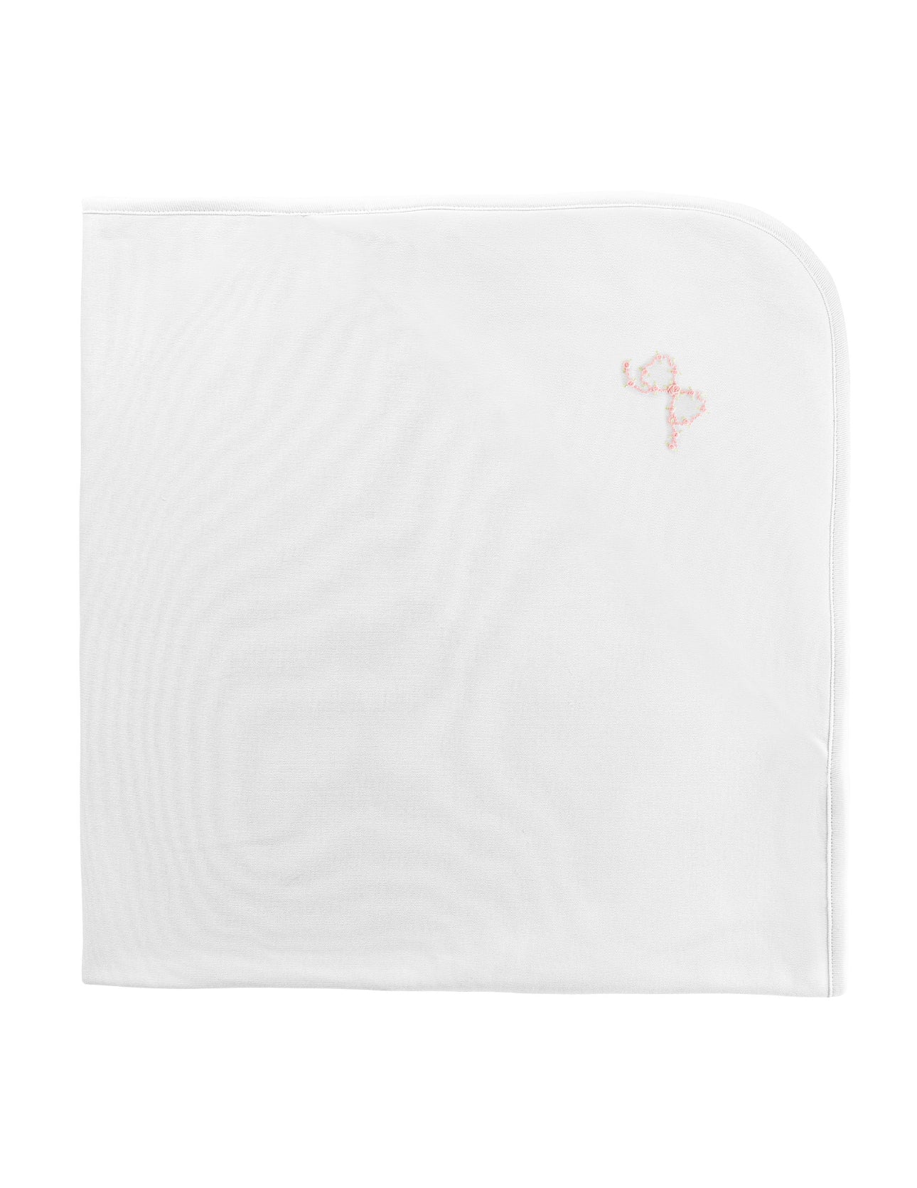 Baby Club Chic | Pretty Bows White Receiving Blanket