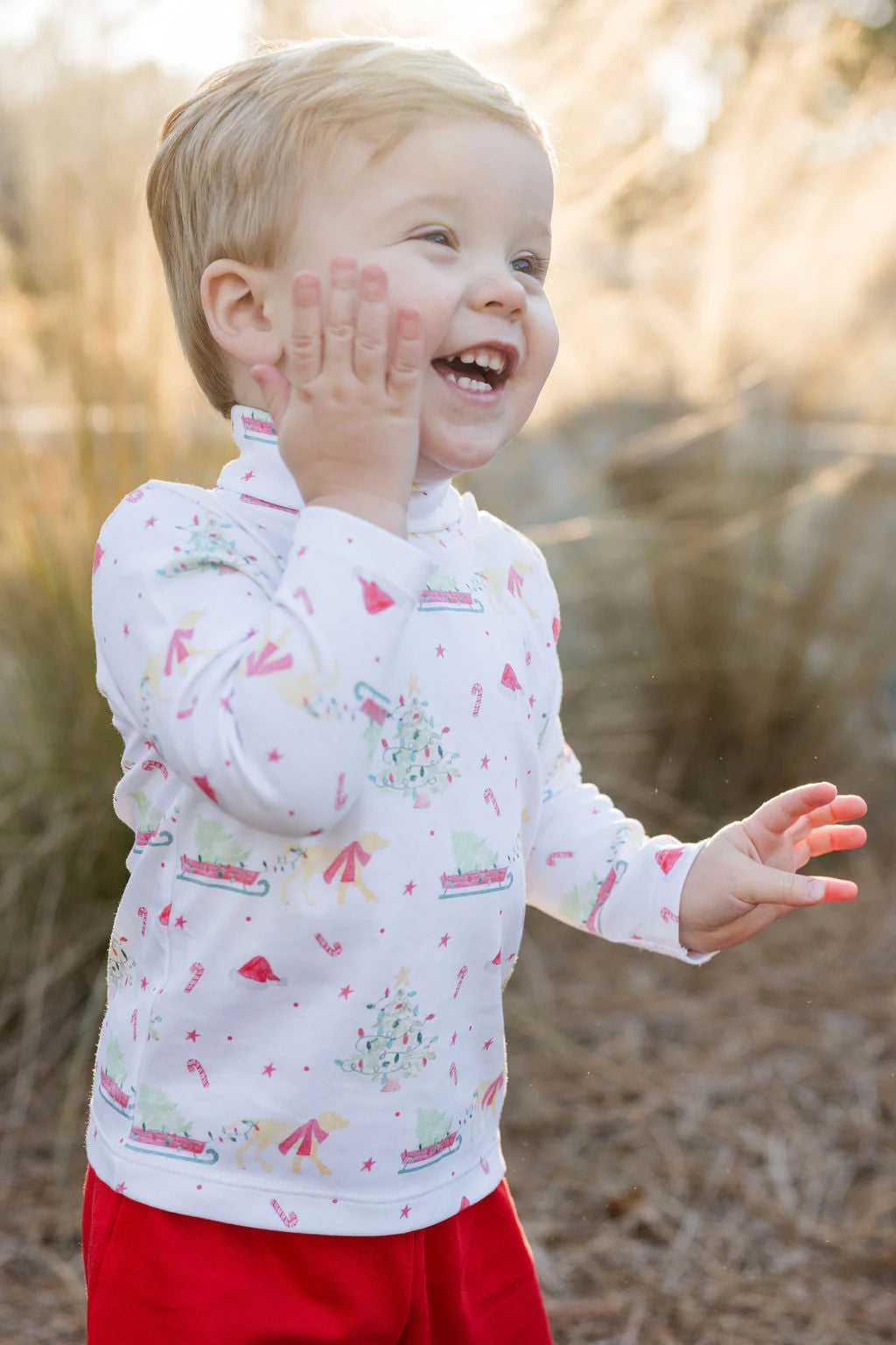 James & Lottie | Tripp Turtleneck Sleigh Bells Ring