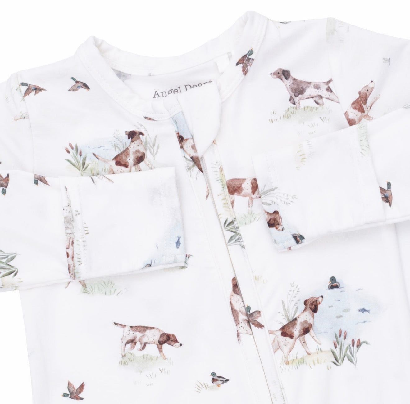 Angel Dear | Pointer Pups & Duck Buddies 2 Way Zipper Footie