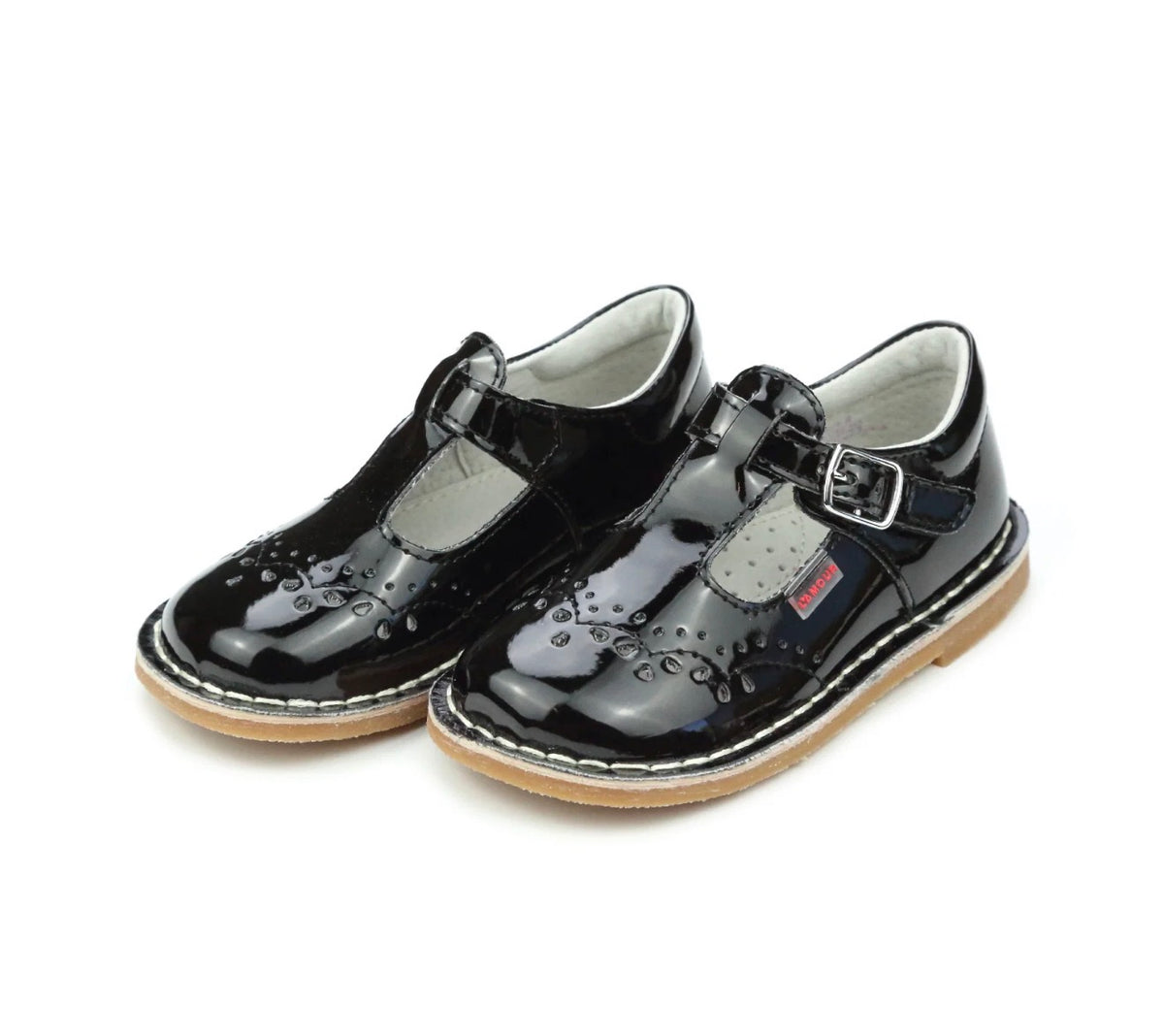 L'Amour | Ruthie Stitched Mary Jane Patent Black