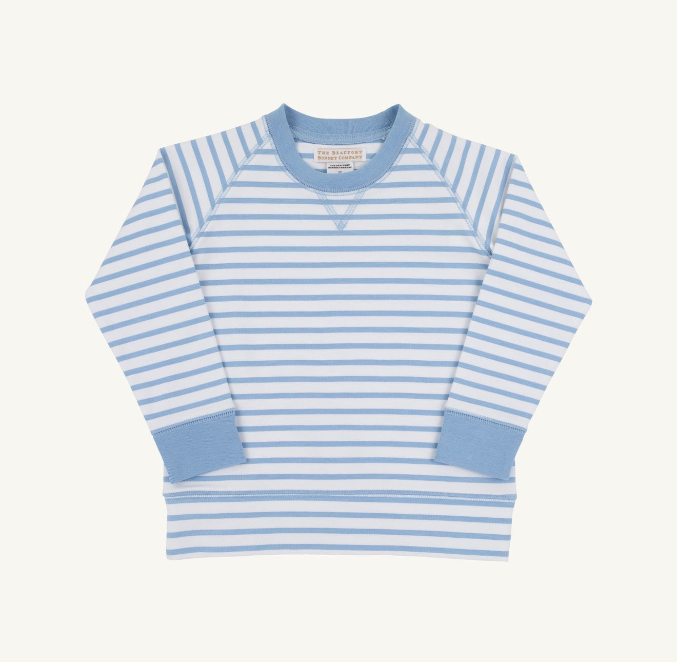 TBBC | Cassidy Comfy Crewneck - Sarasota Sky Stripe