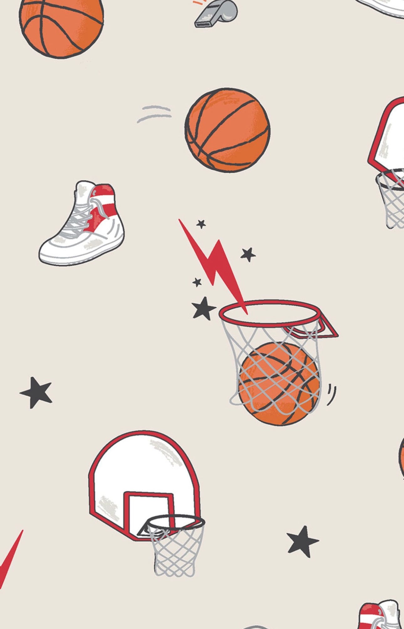 Angel Dear | Basketball Zipper Romper