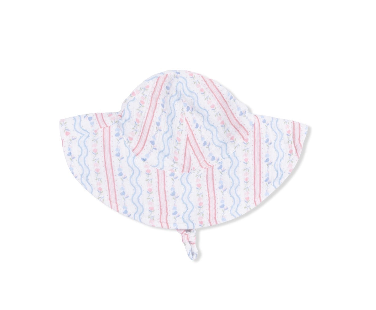 Angel Dear | Tulip Stripe Wide Brim Sun Hat