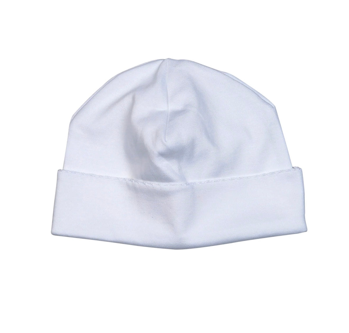 Baby Loren | White Picot Trim Hat