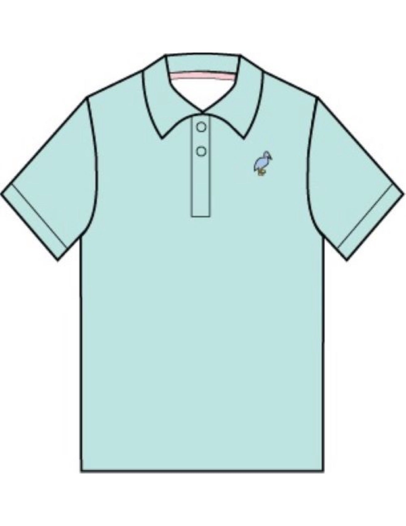 TBBC | Prim & Proper Polo - Sea Island Seafoam