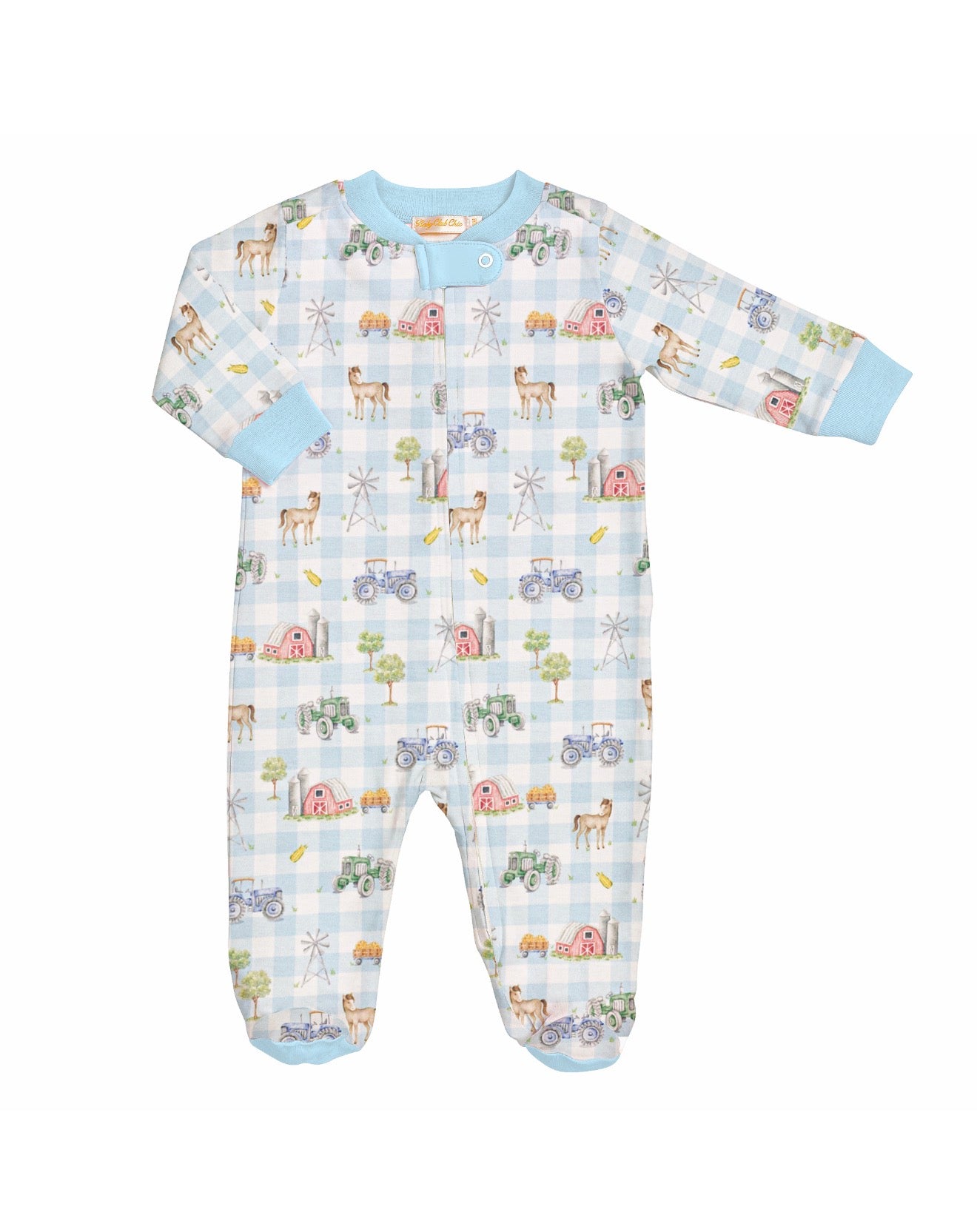 Baby Club Chic | Tiny Barnyard Footie
