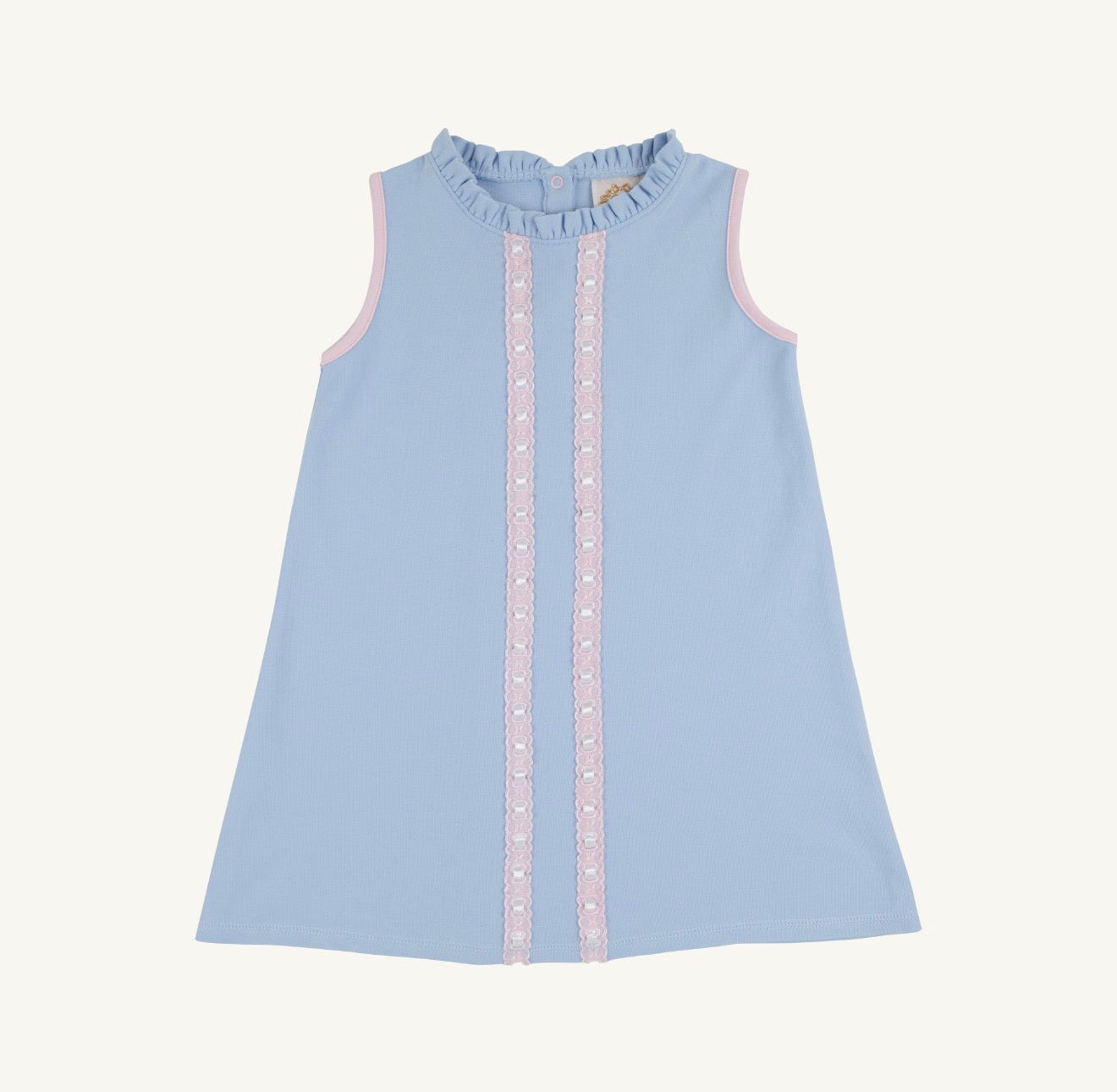 TBBC | Lizzie's Luxe Leisure Dress - Beale Street Blue/Palm Beach Pink