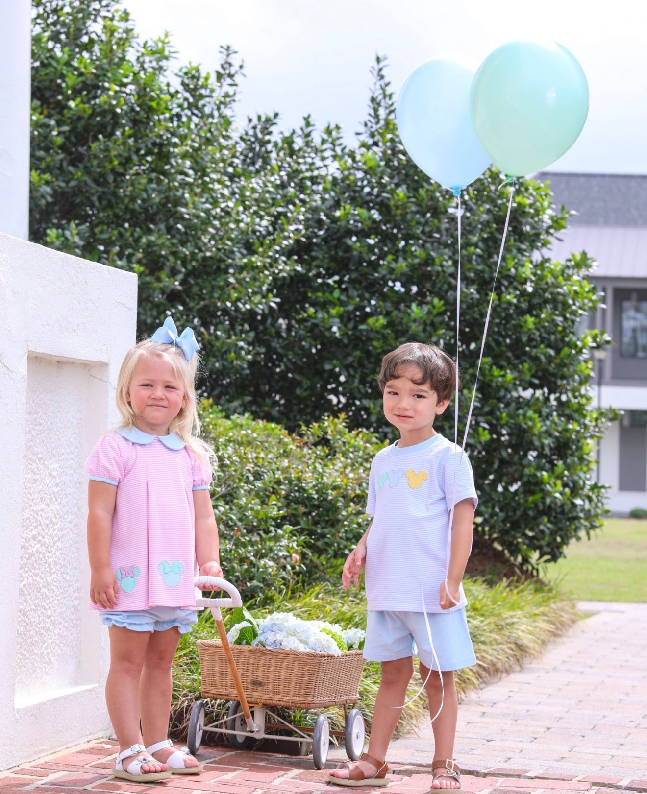 Trotter Street | Cheerful Ears Blue Short Set