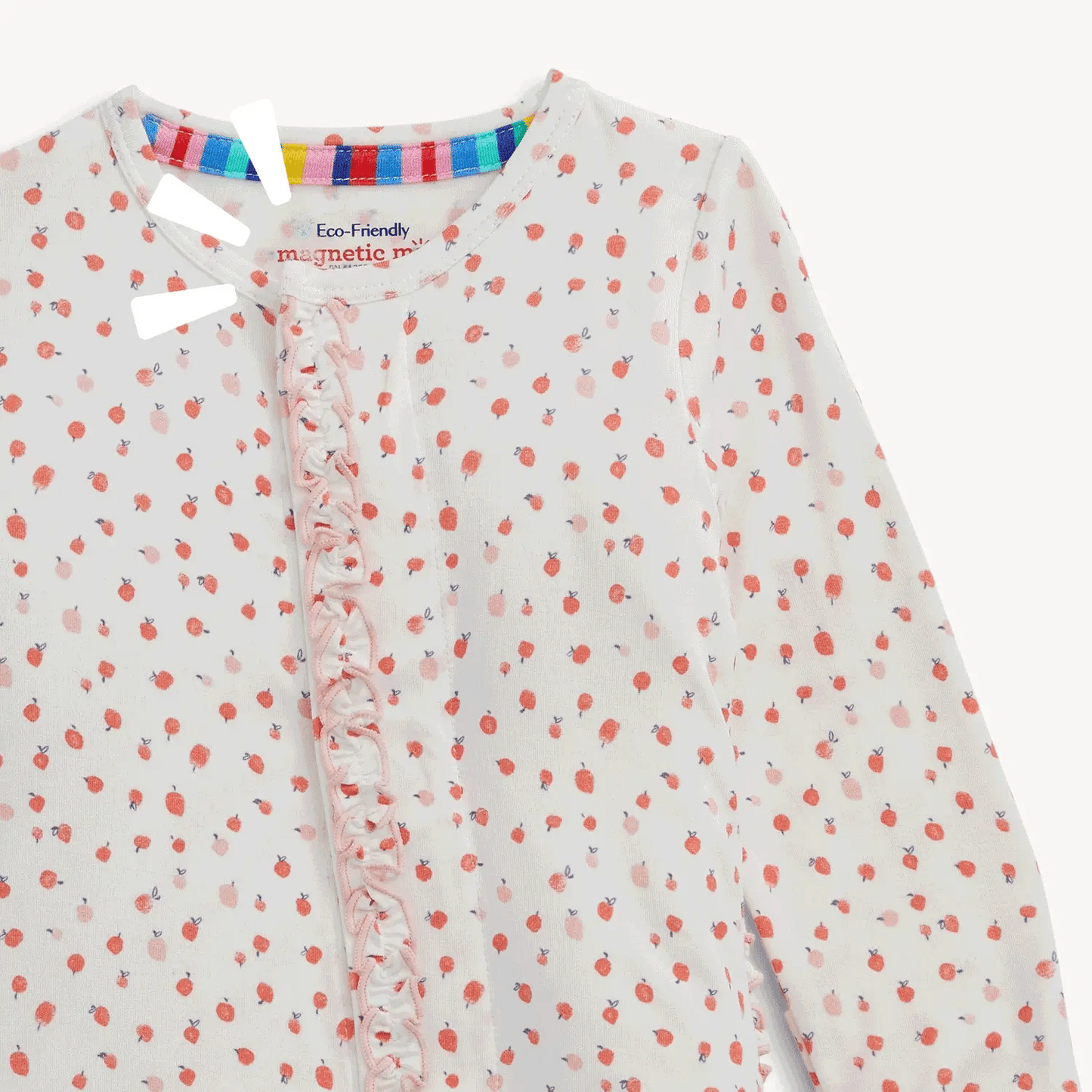 Magnetic Me | Apple Blossom Ruffle Footie
