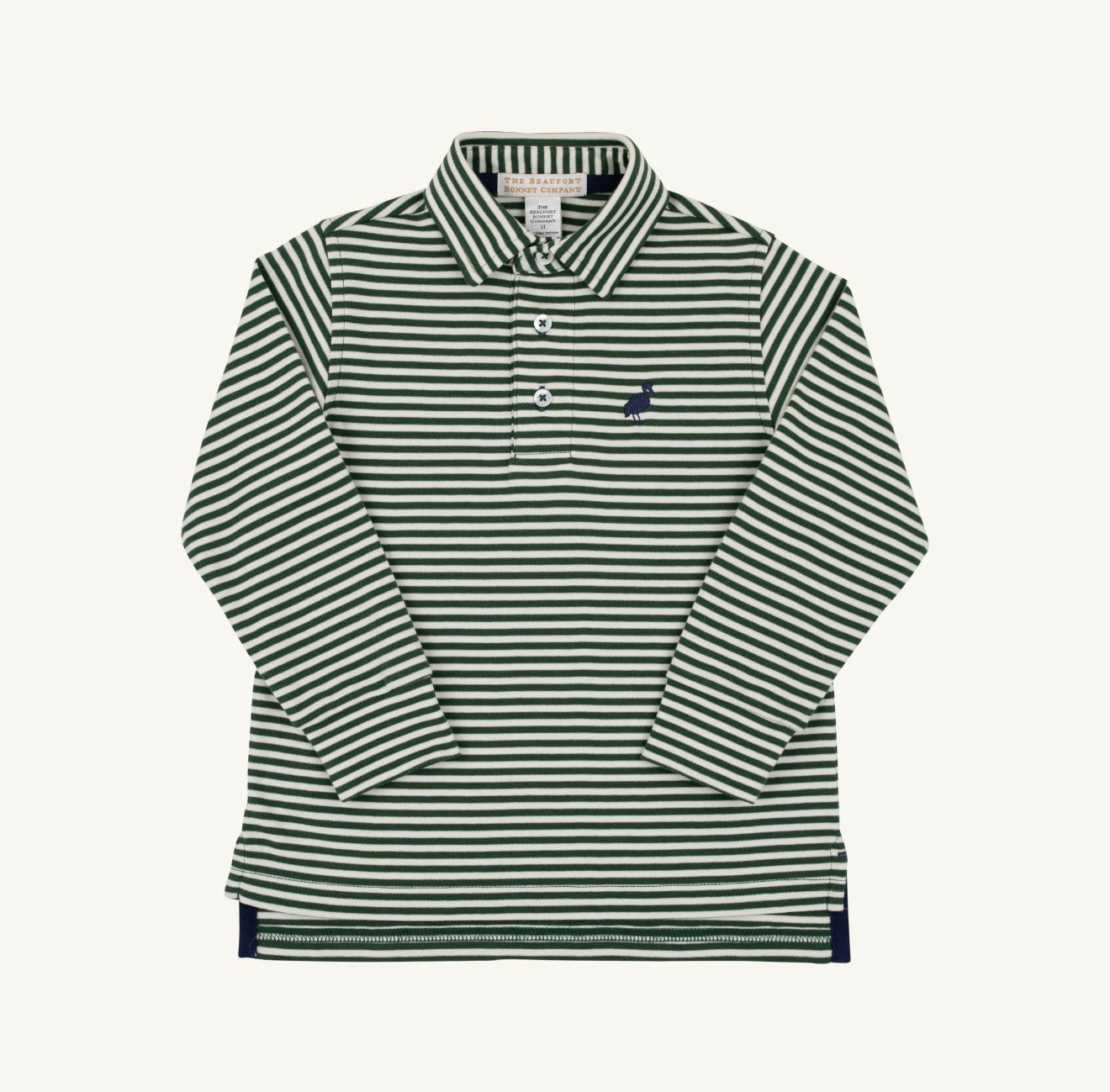 TBBC | Prim & Proper Polo - Grier Green Stripe