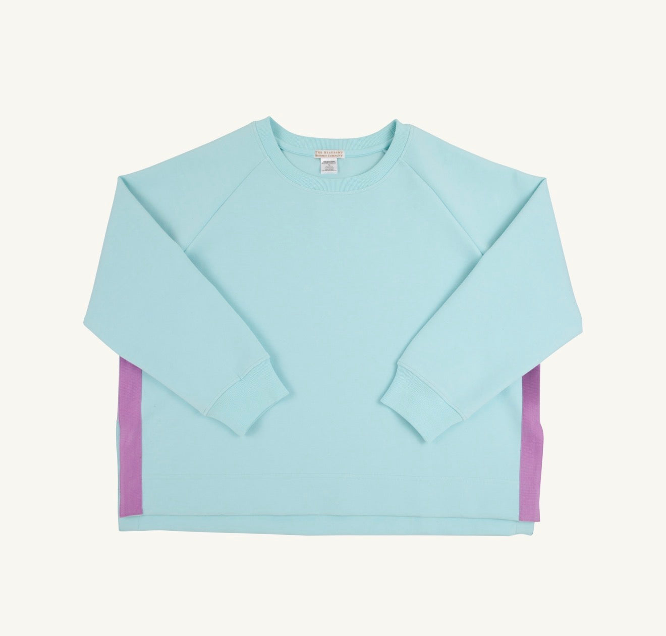TBBC | Prepletic Women's Courtney's Cozy Crewneck - Edisto Egg Blue/Valley High Violet