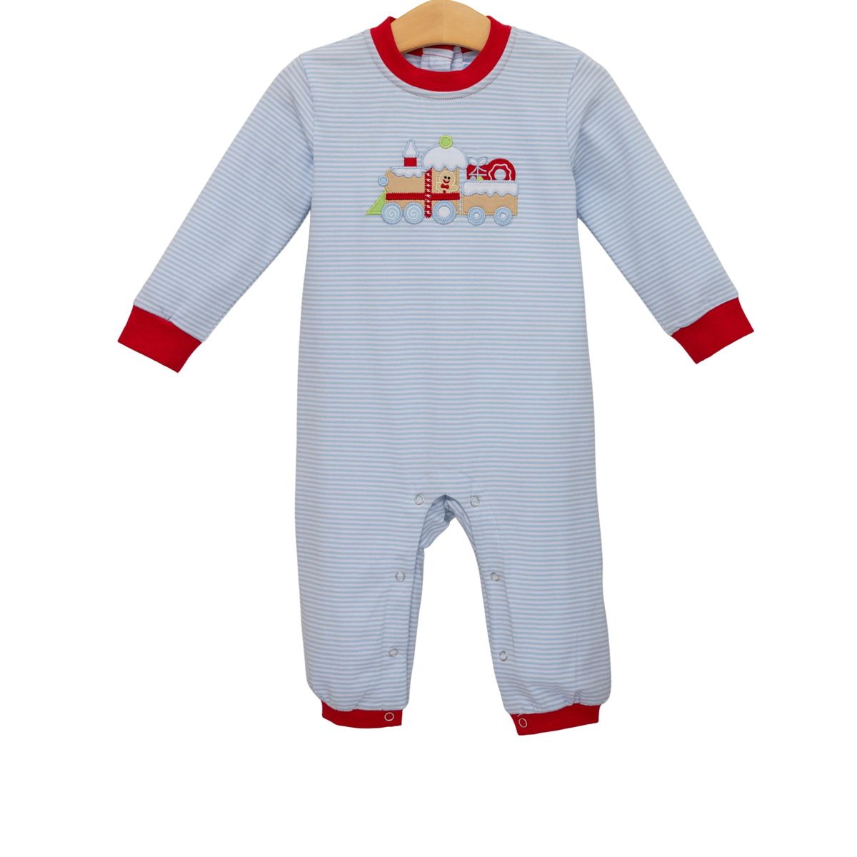 Trotter Street | Gingerbread Train Romper