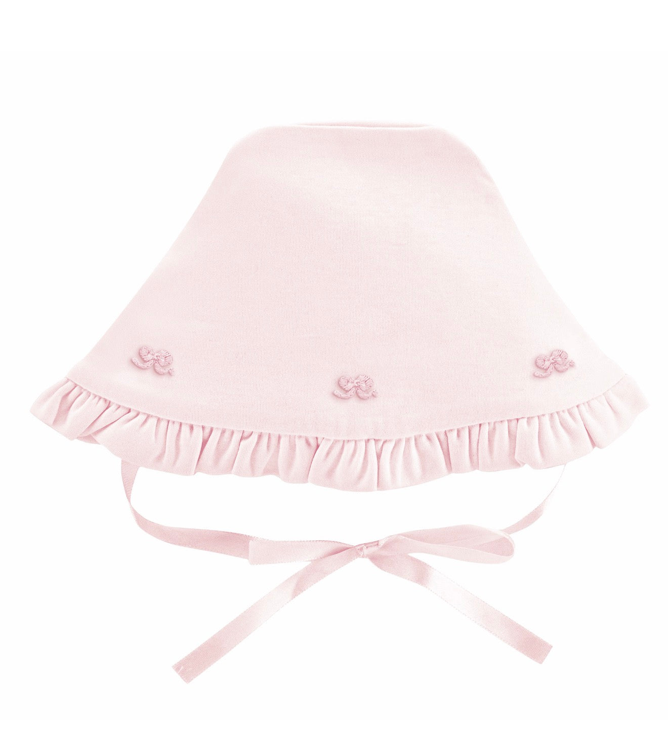 Baby Club Chic | Little Bows Ruffled Bonnet
