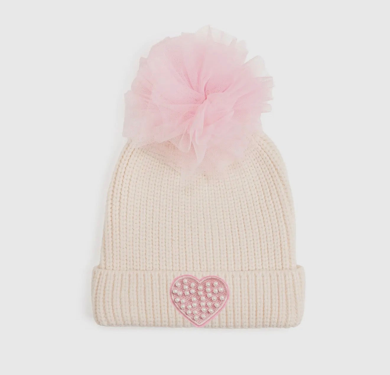 Sweet Wink | Pearl Heart Hat