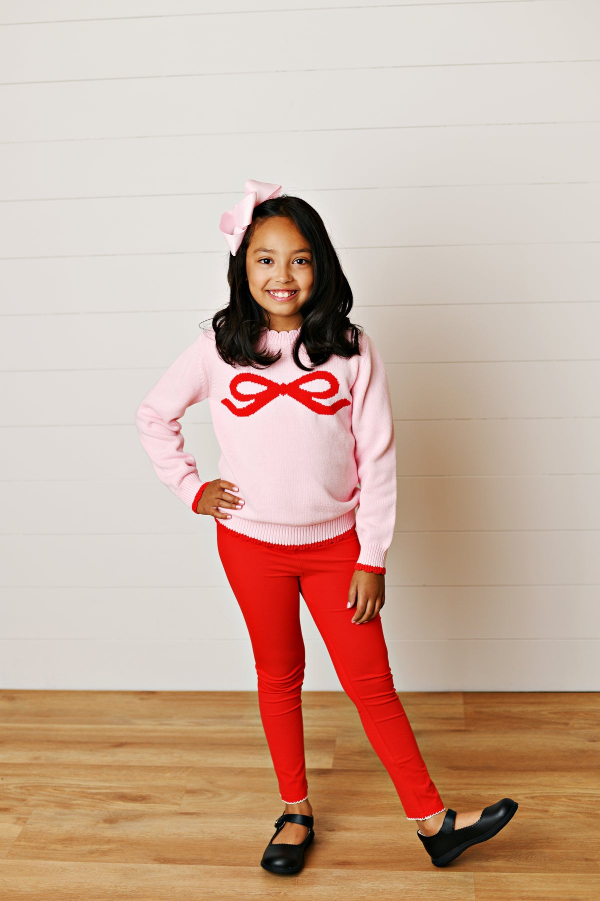 Swoon | Red Bow Sweater