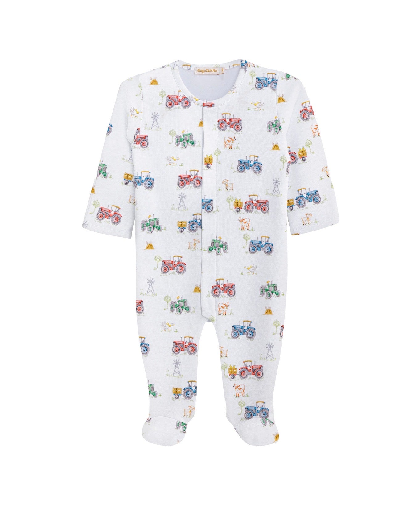 Baby Club Chic | Tractor Time Footie