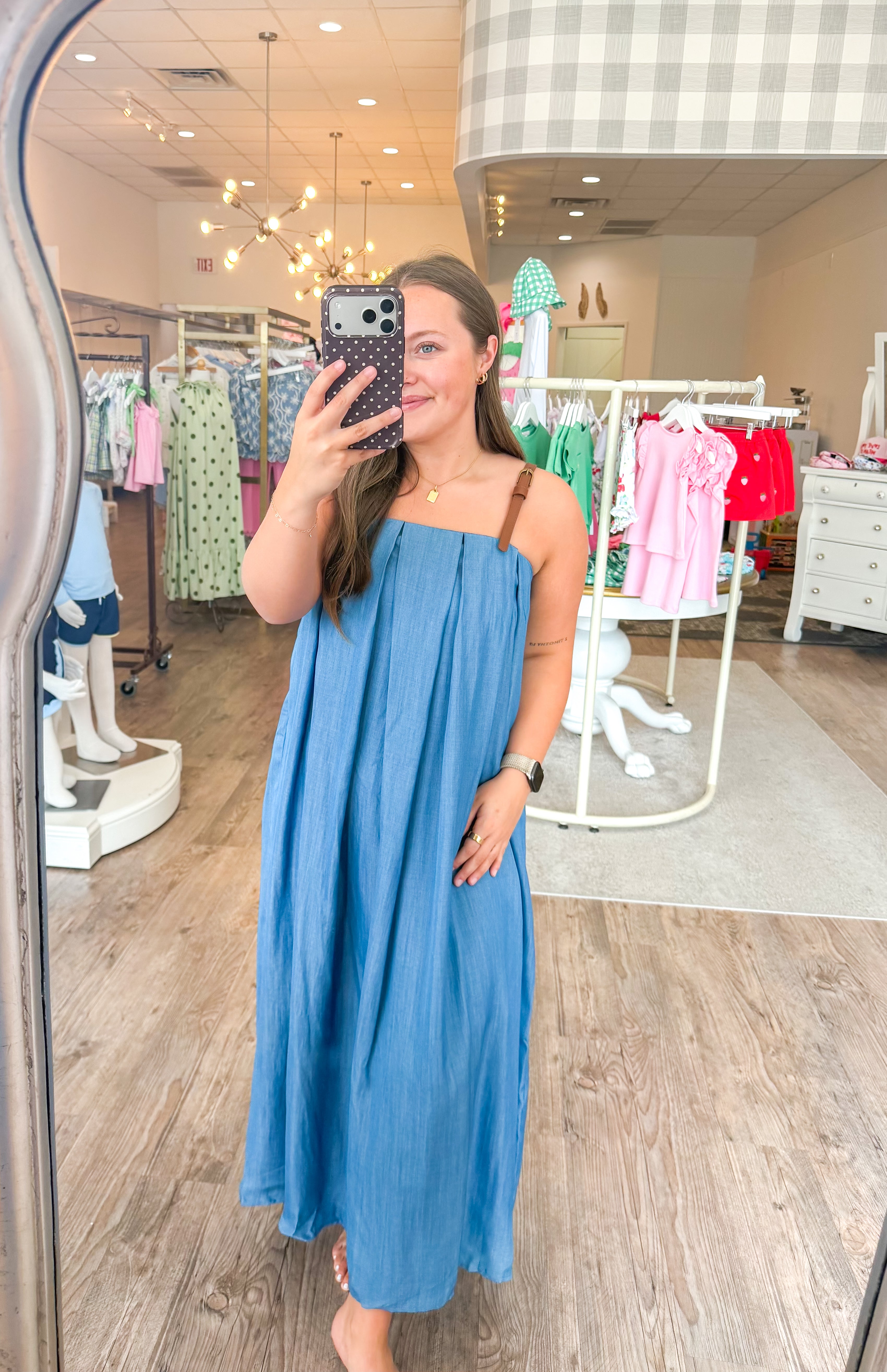 Elle Denim Midi Dress – Lubberdubber's