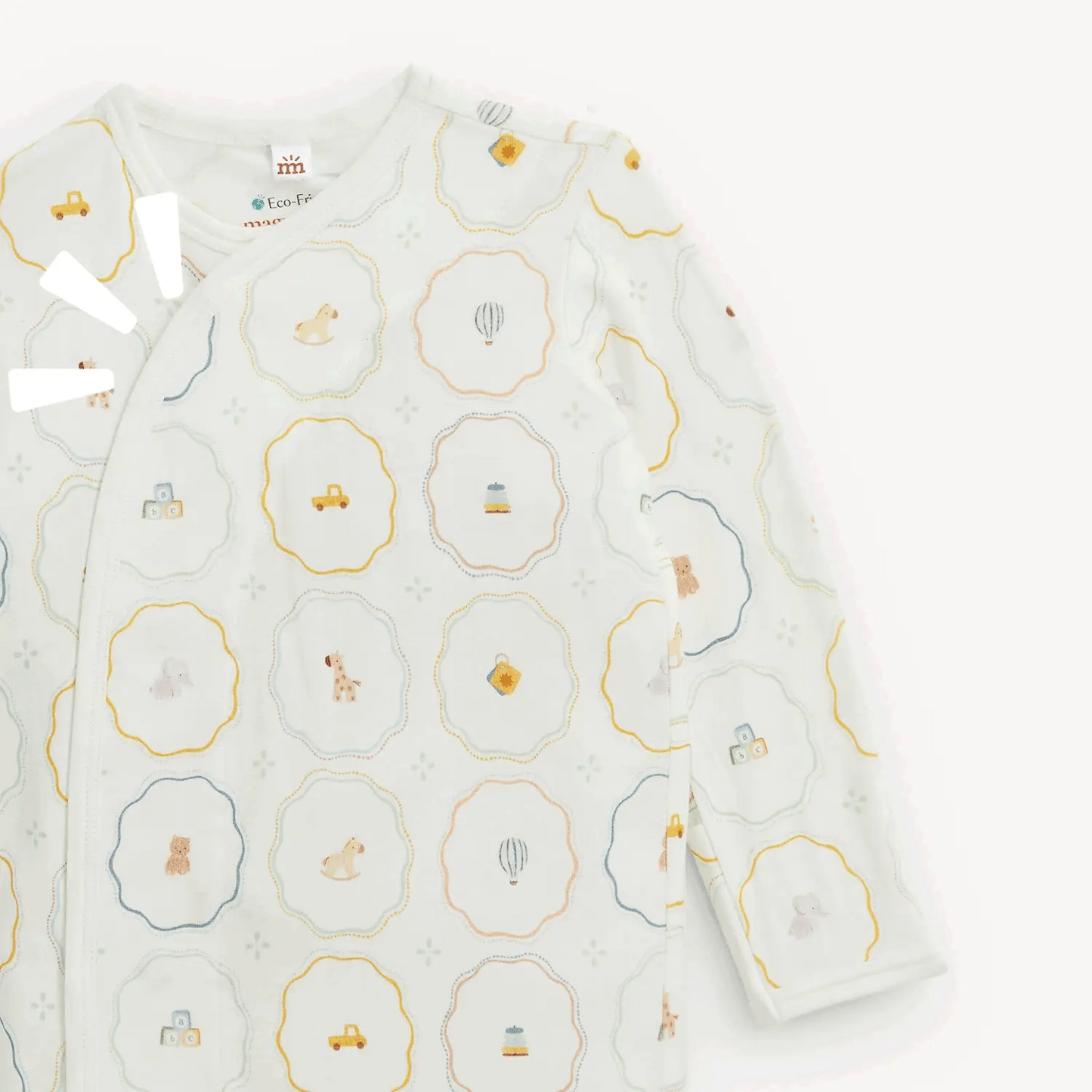 Magnetic Me | Nursery Magic Cream Gown + Hat Set