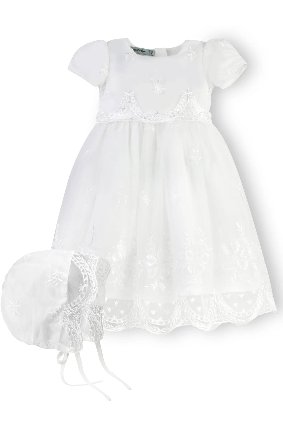 Carriage Boutique - Girls White Princess Lace Gown