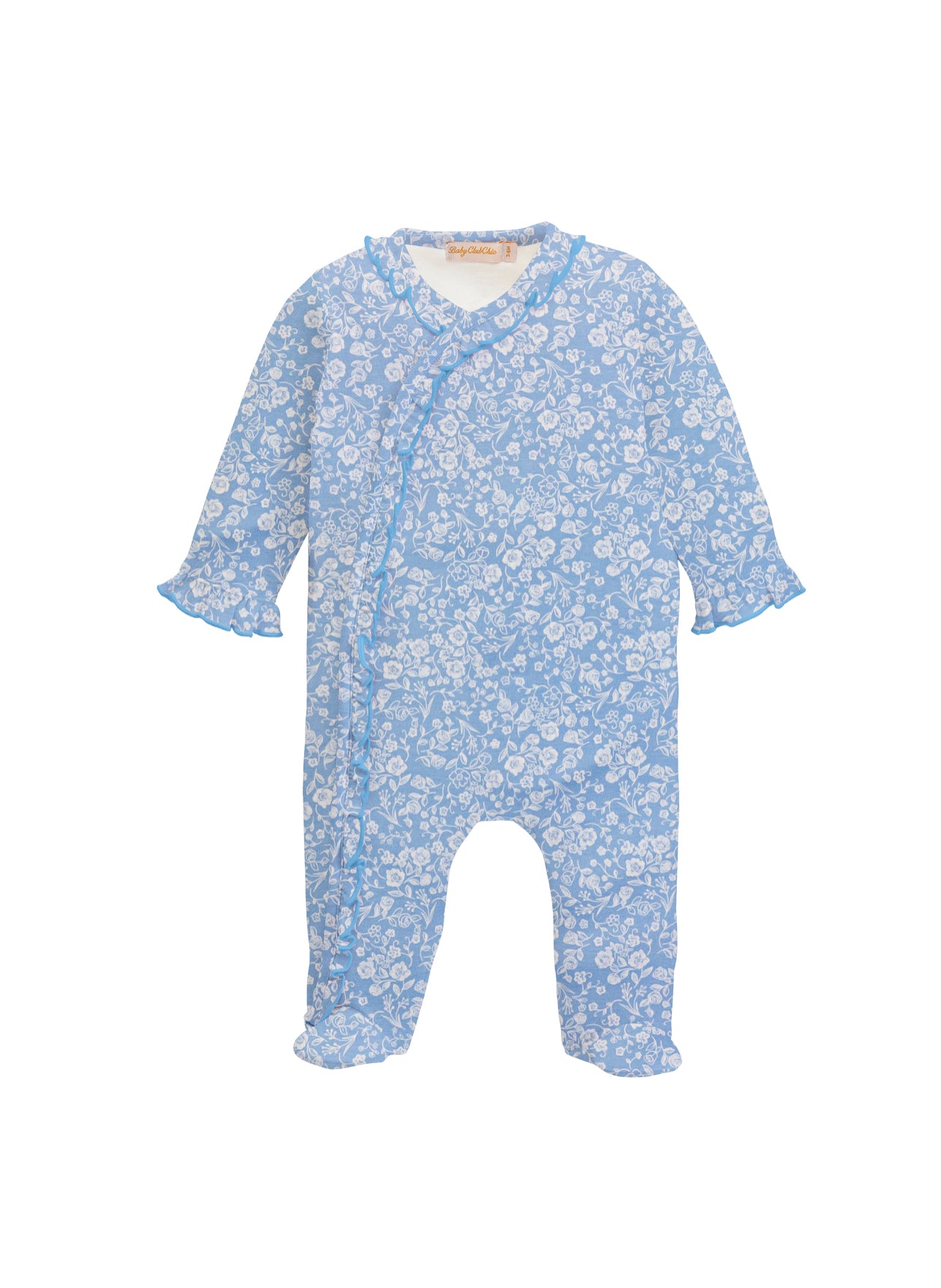 Baby Club Chic | Blooming Garden Ruffle Footie