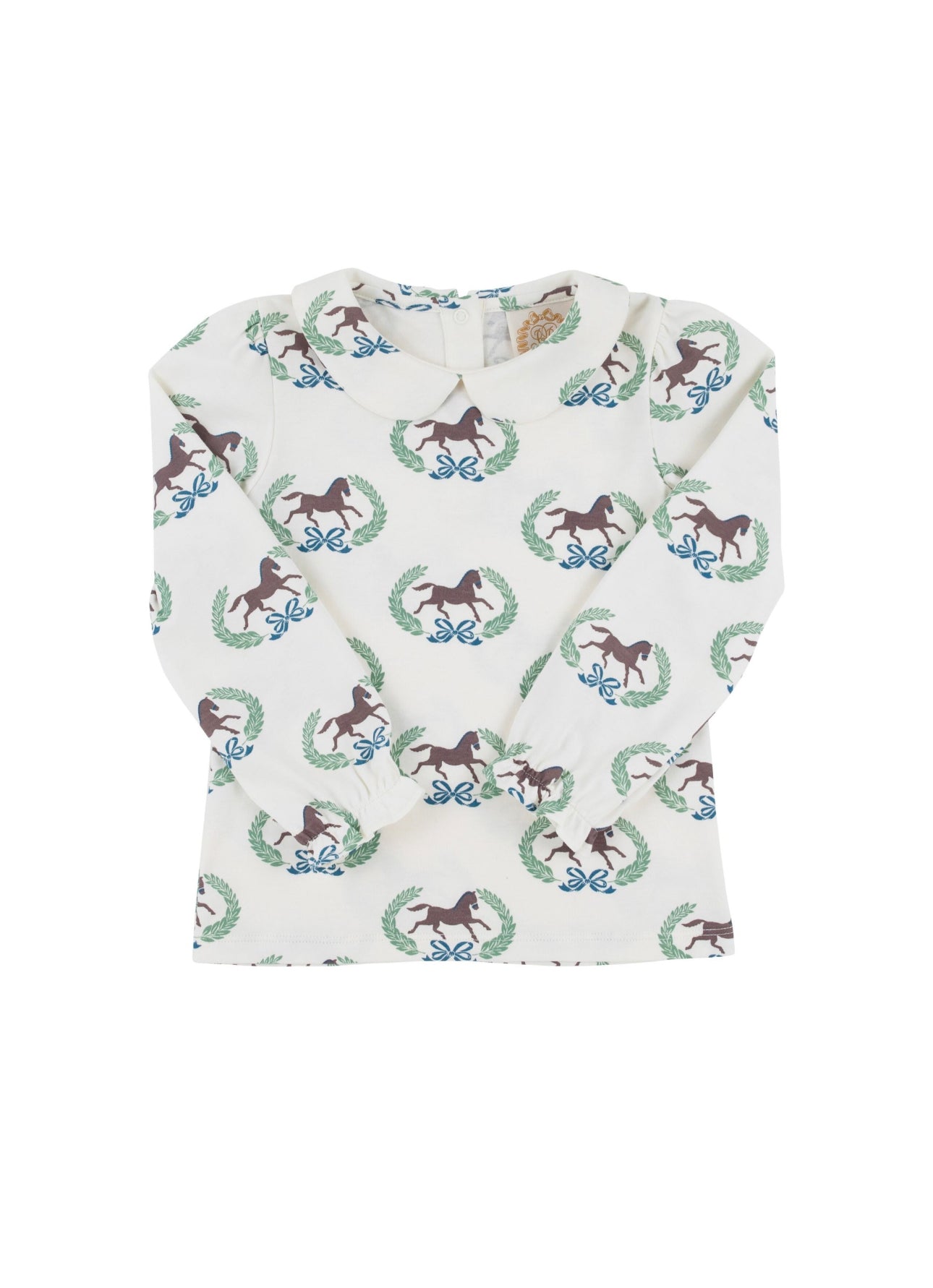 TBBC | Maude's Peter Pan Collar Onesie - Highland Horses