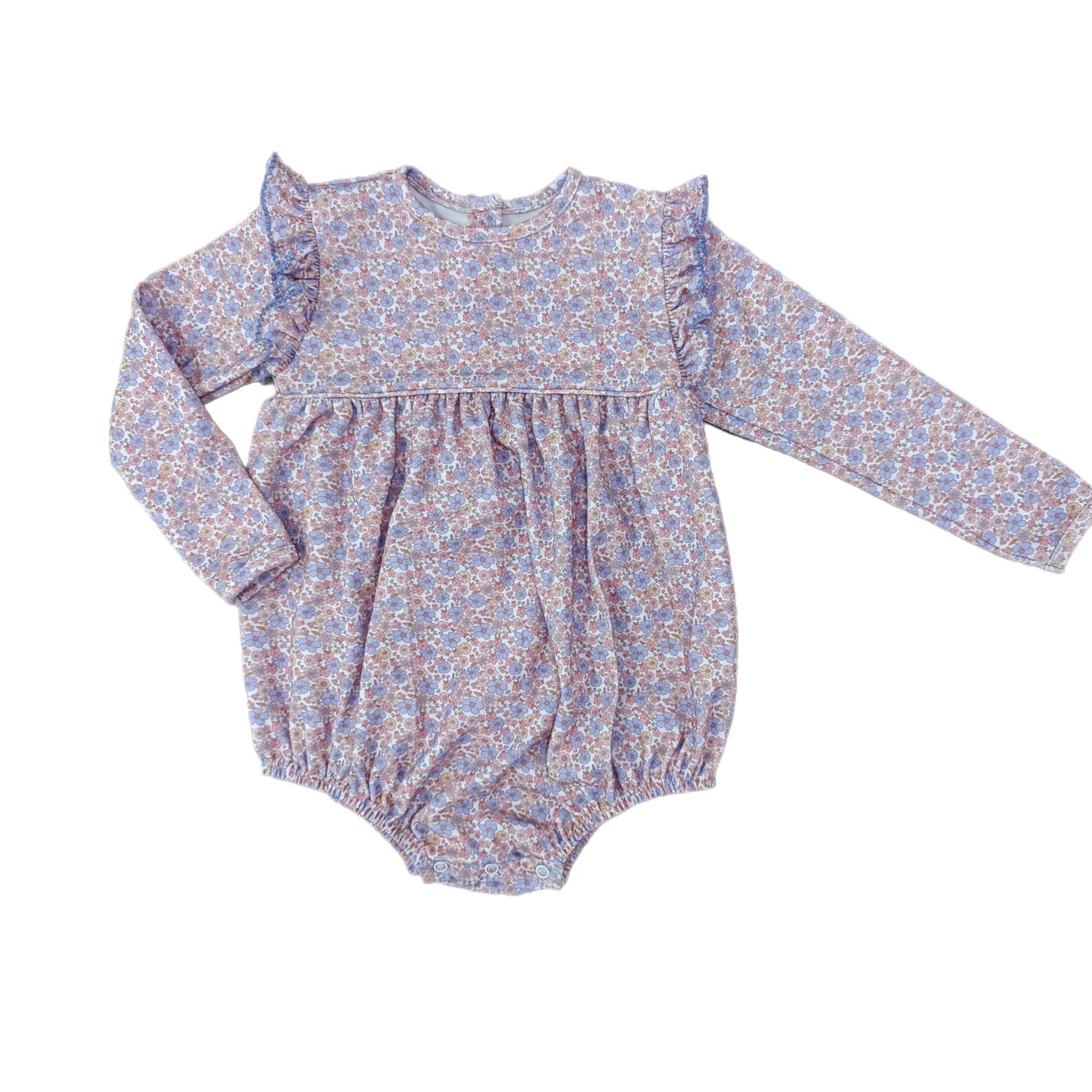 Love George | Purple Floral Knit Bubble