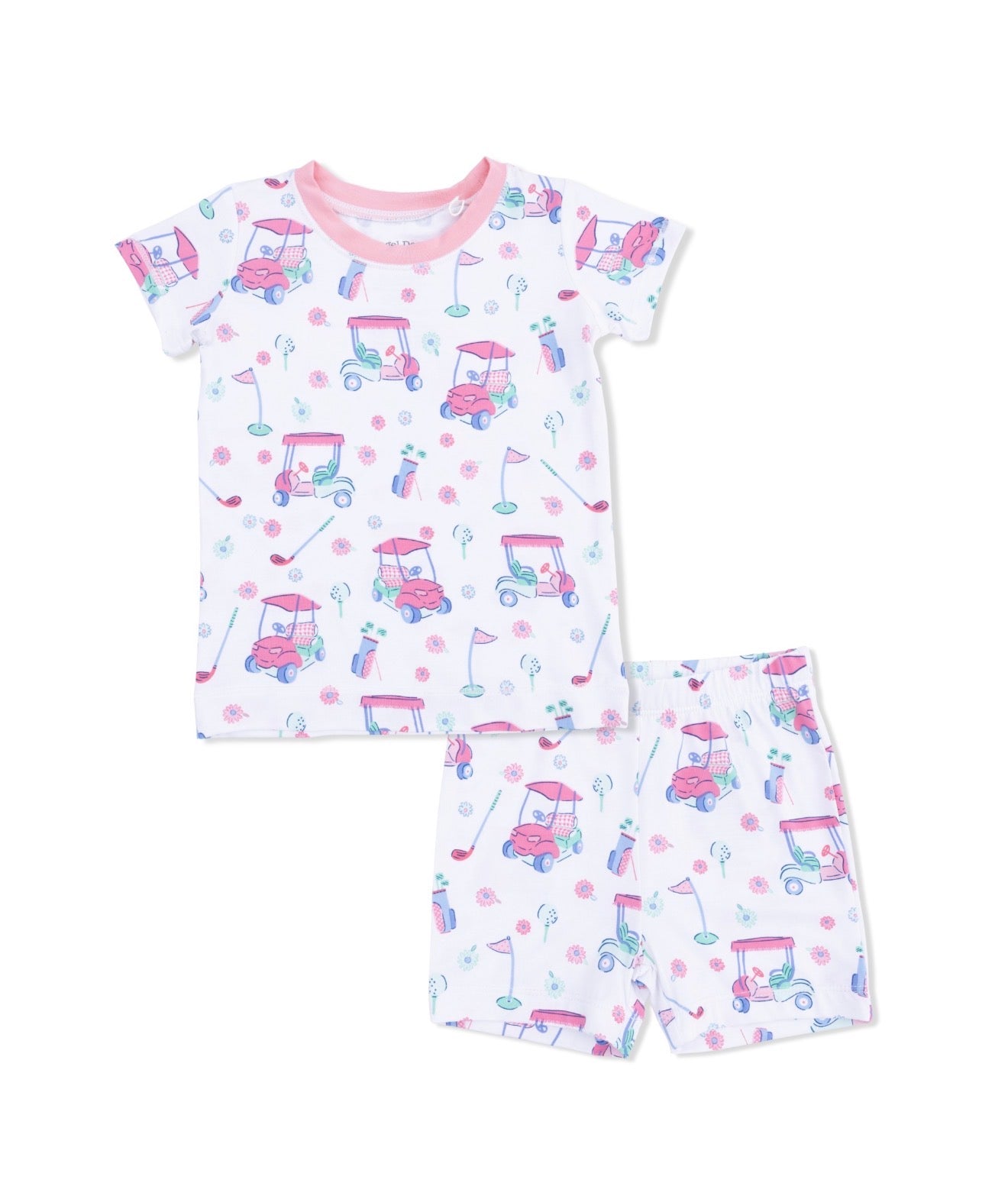 Angel Dear | Golf Carts and Flowers Loungewear Short Set