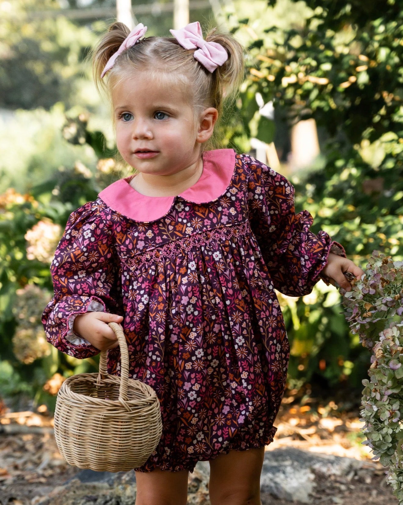 Smockingbird | Mulberry Meadow Smocked Bubble
