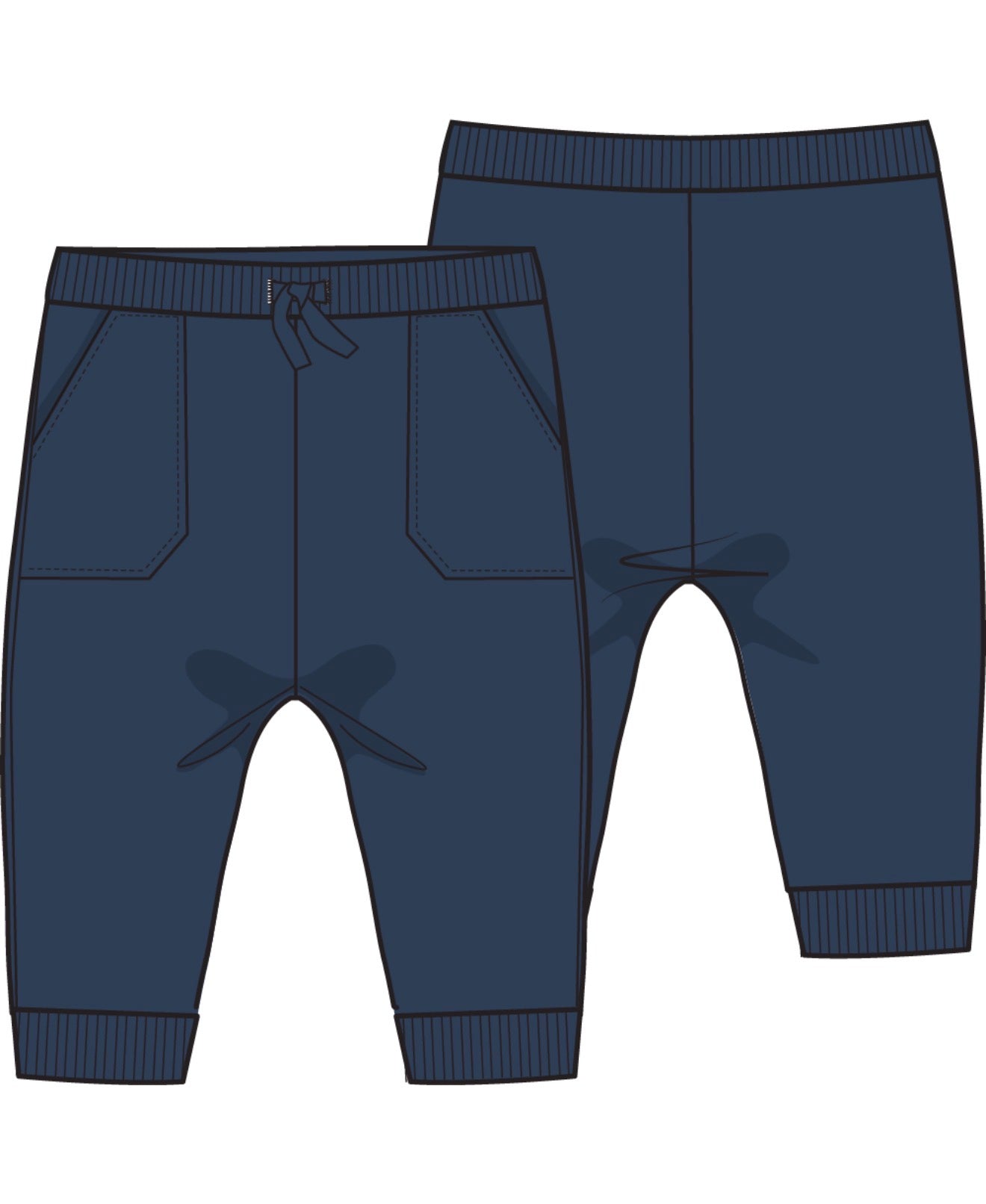 Angel Dear | Solid Insignia Blue Jogger Pant