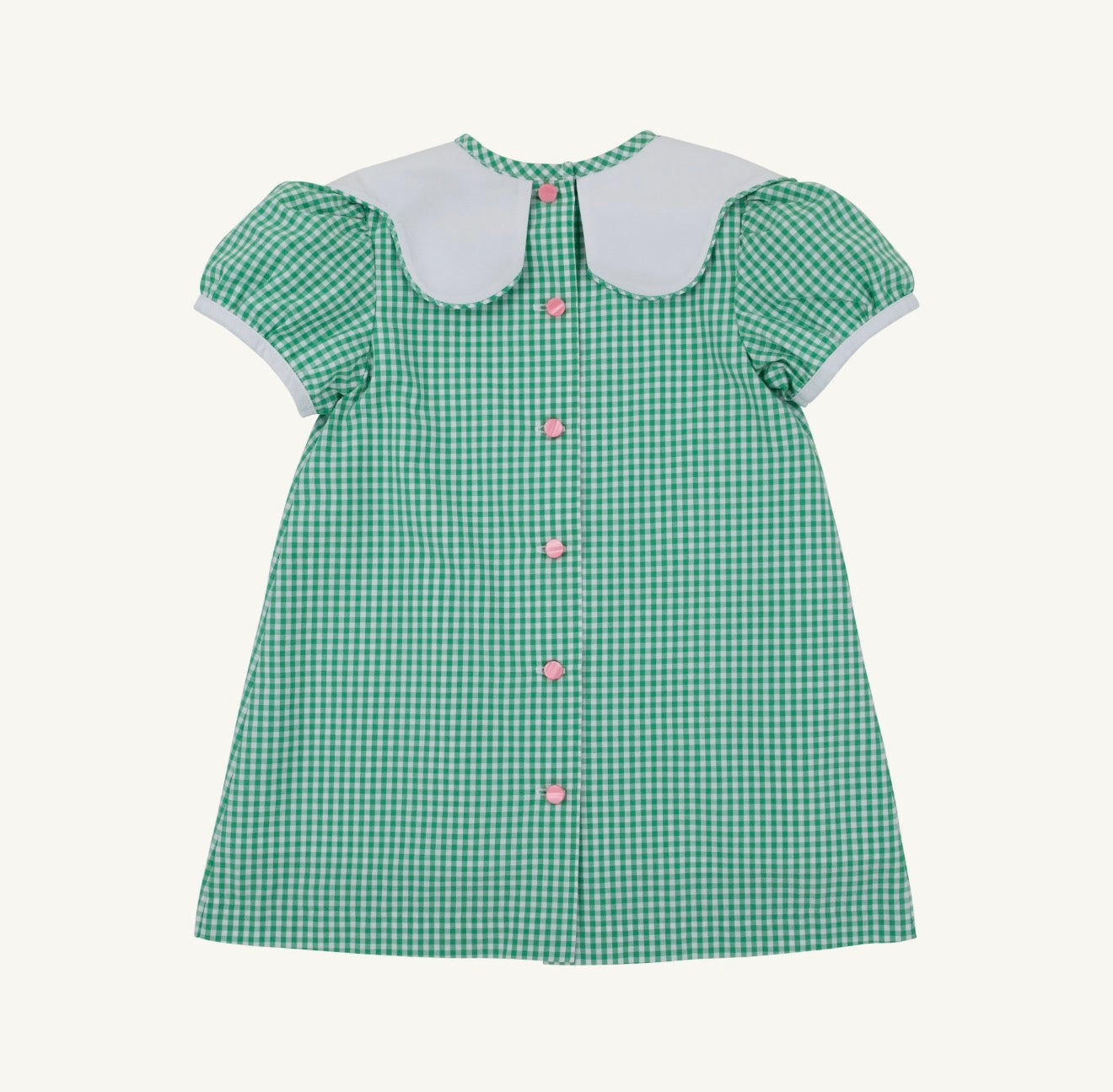 TBBC | Frenchy Frock - Gibson Island Green Mini Gingham