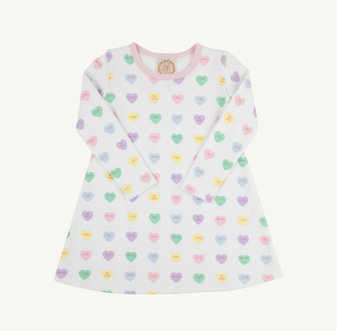 TBBC | LS Polly Play Dress - We Heart You