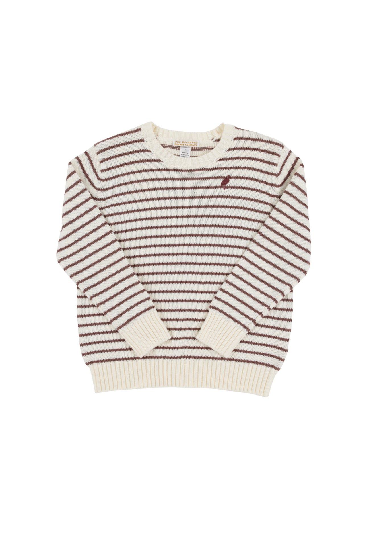 TBBC | Isaac's Sweater - Gray Bay Brown Stripe