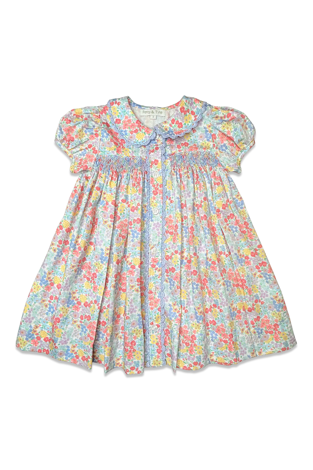 Percy & Tyne | Smocked Placket Dress - Churchill Floral