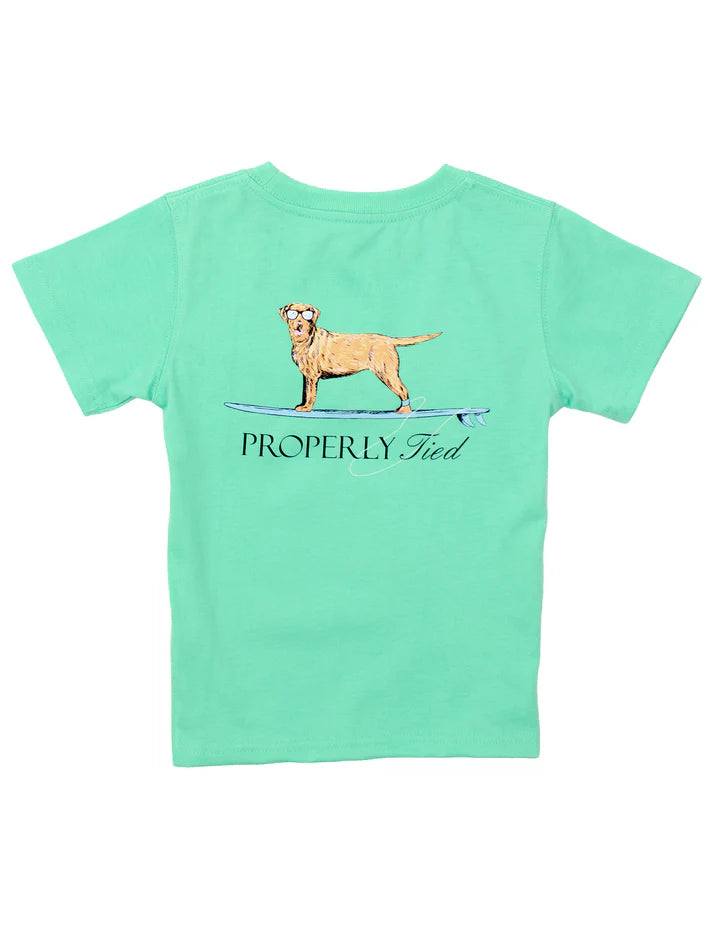 Properly Tied | Waverider Wash Green Tee