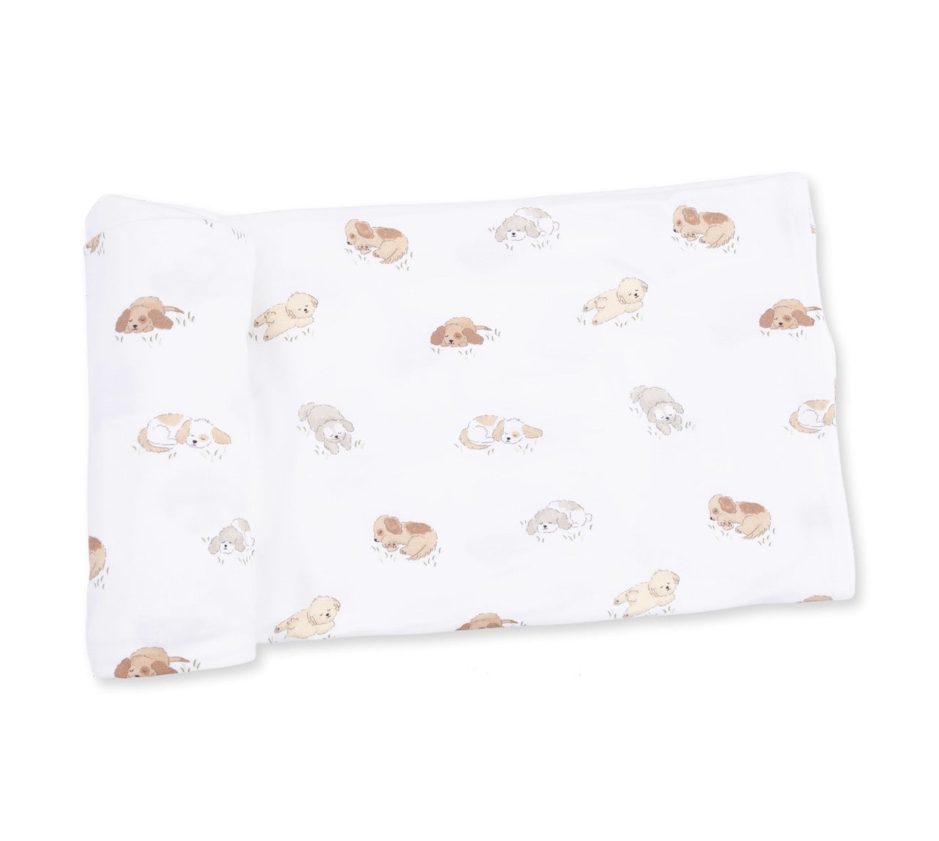 Angel Dear | Puppy Snuggles Club Swaddle Blanket