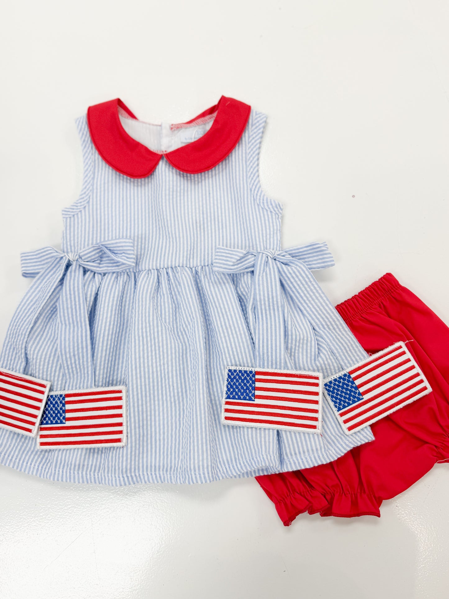 City Beautiful | Flag Side Tag Bloomer Set