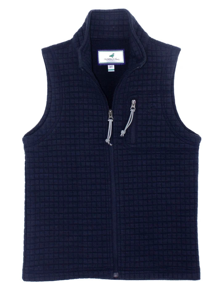 Properly Tied | Delta Vest Navy