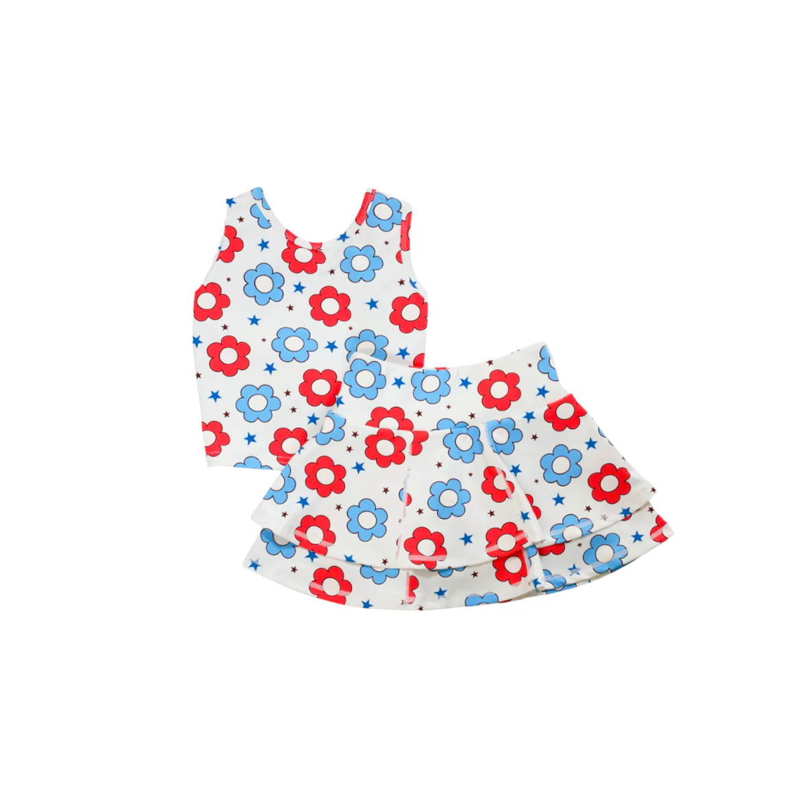 Be Girl | Star Spangled Skort Set