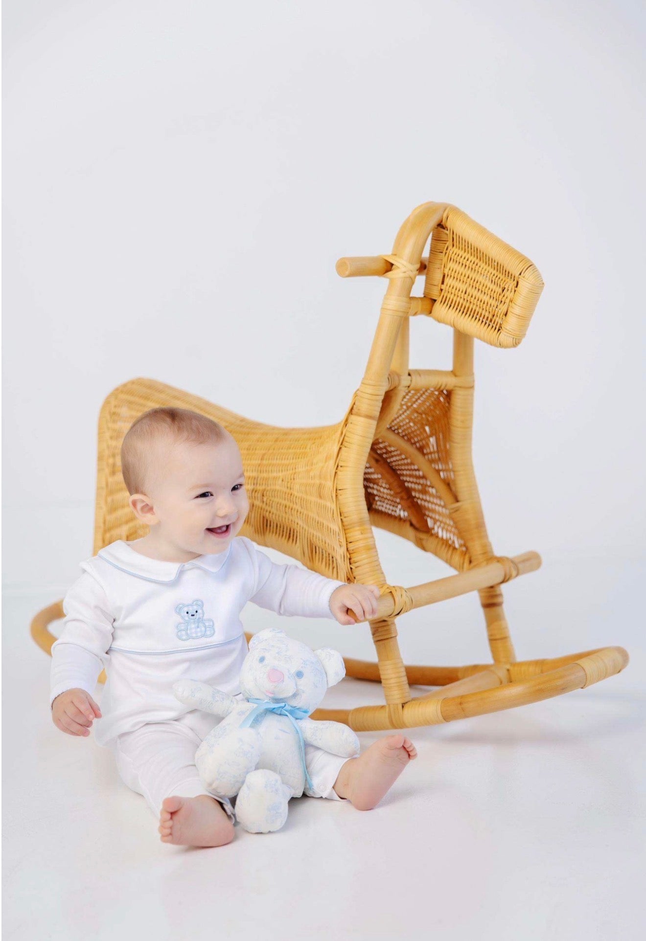 TBBC | Robbins Romper - Buckhead Blue Bear