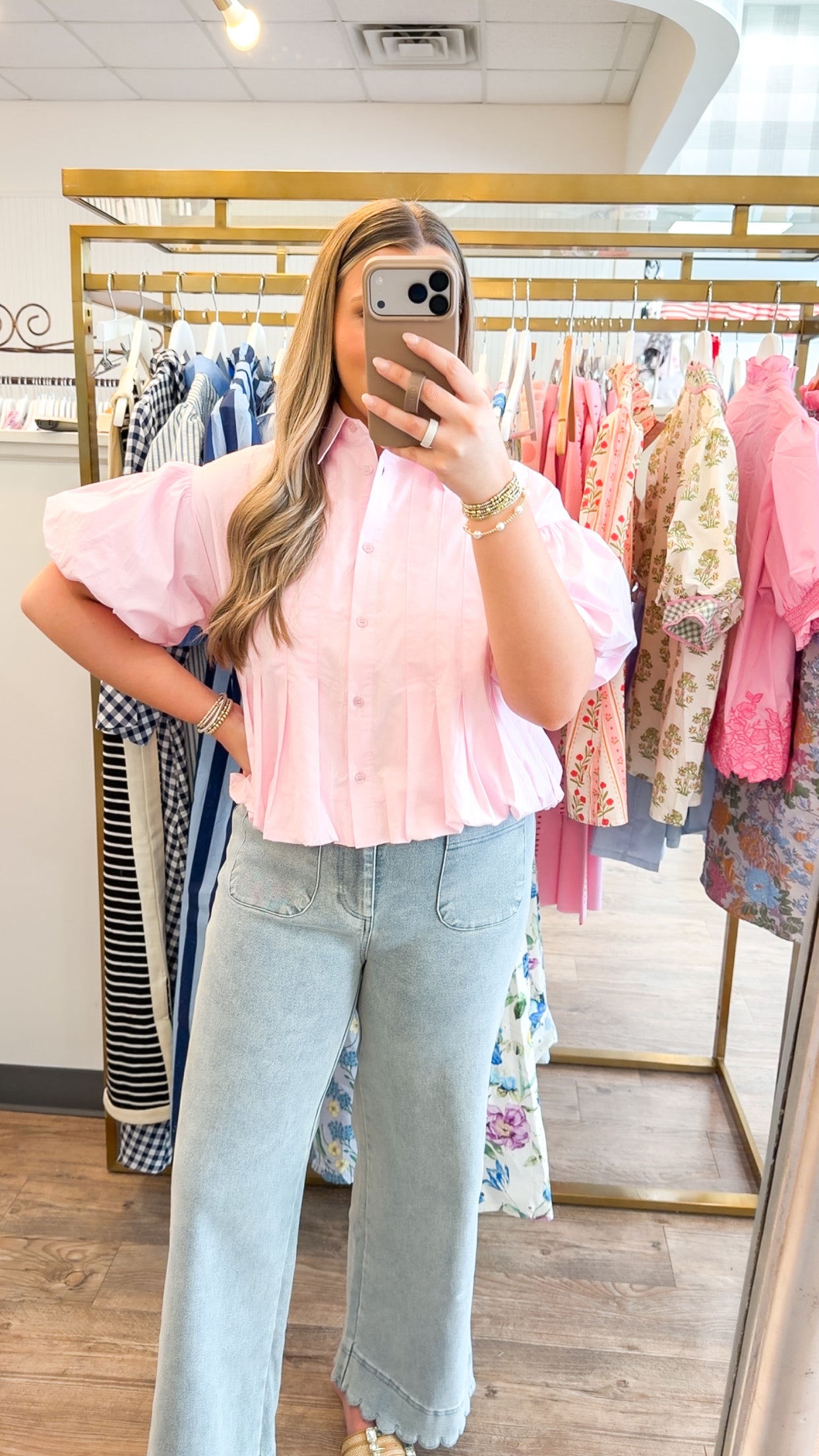 Sadie Pink Top
