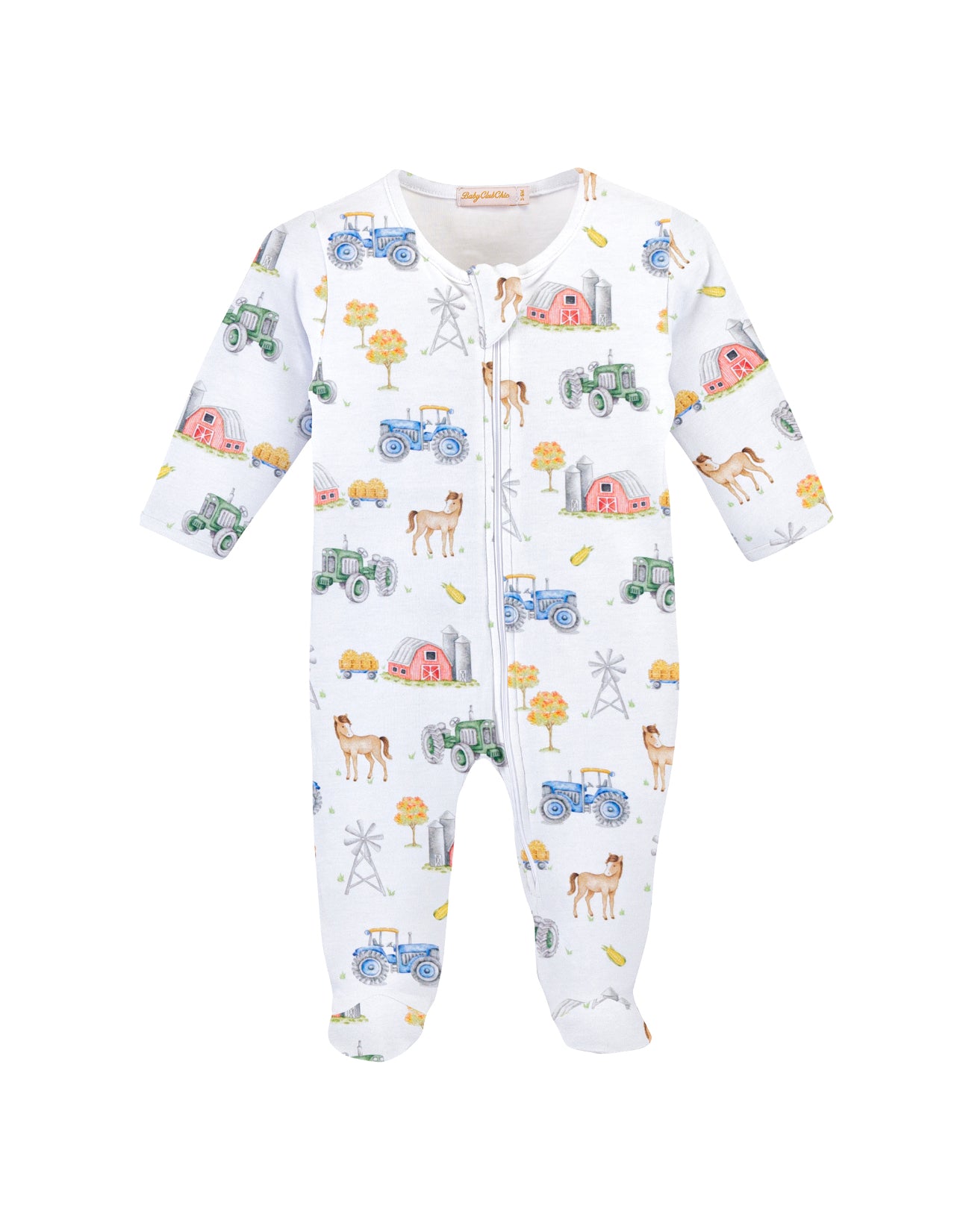 Baby Club Chic | Tractor Farm Footie