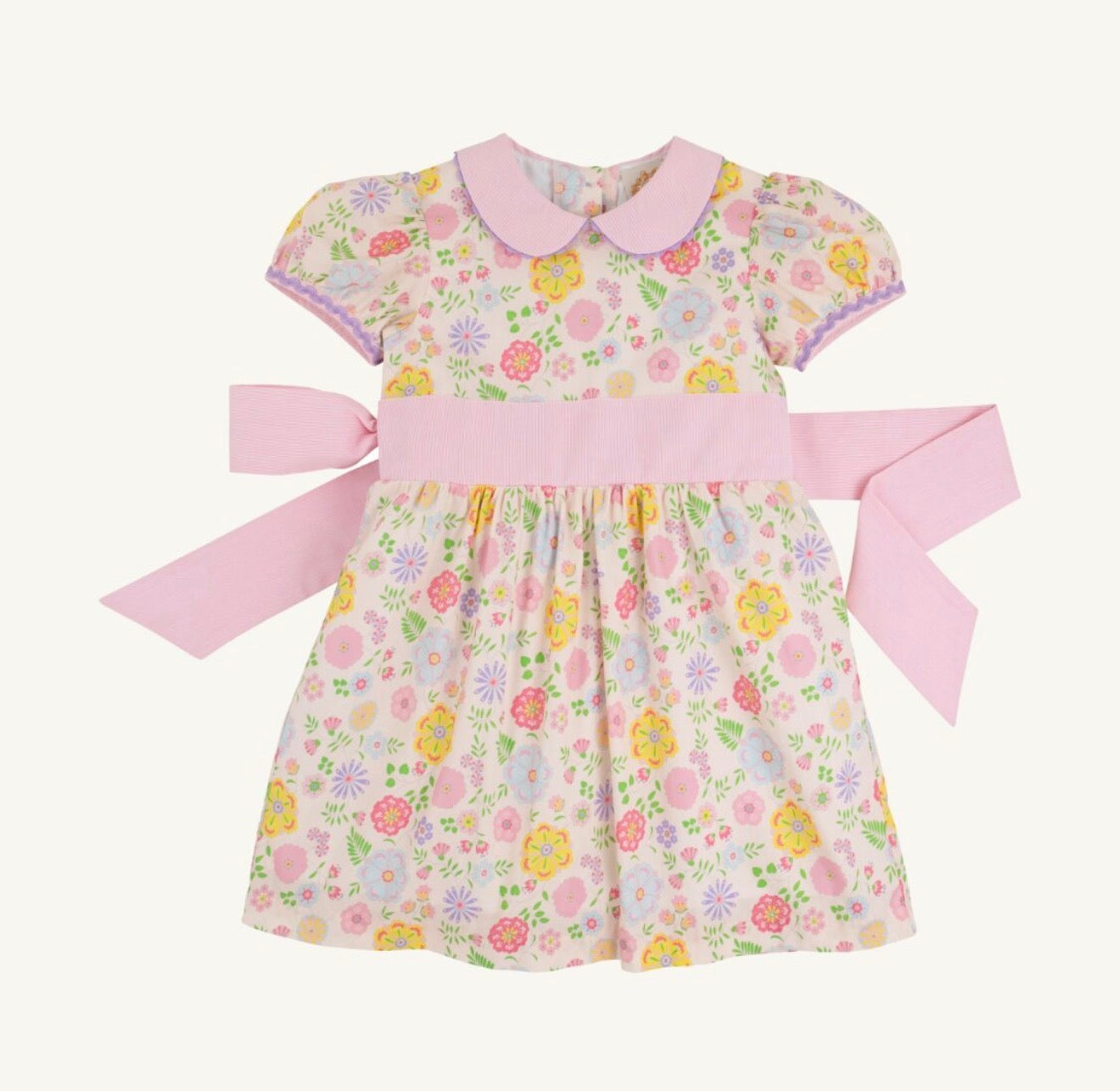 TBBC | Cindy Lou Sash Dress - Boca Grande Begonia