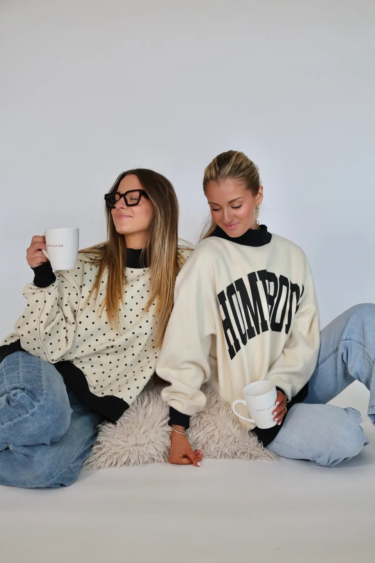 P&P | Homebody 2-Sided Mock Neck Sweatshirt