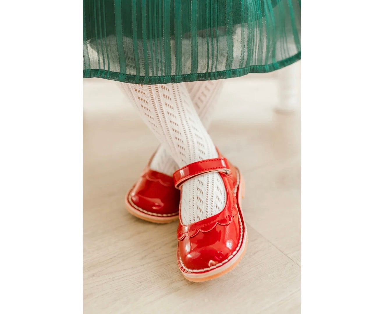 L'Amour | Violette Petal Mary Jane Patent Red