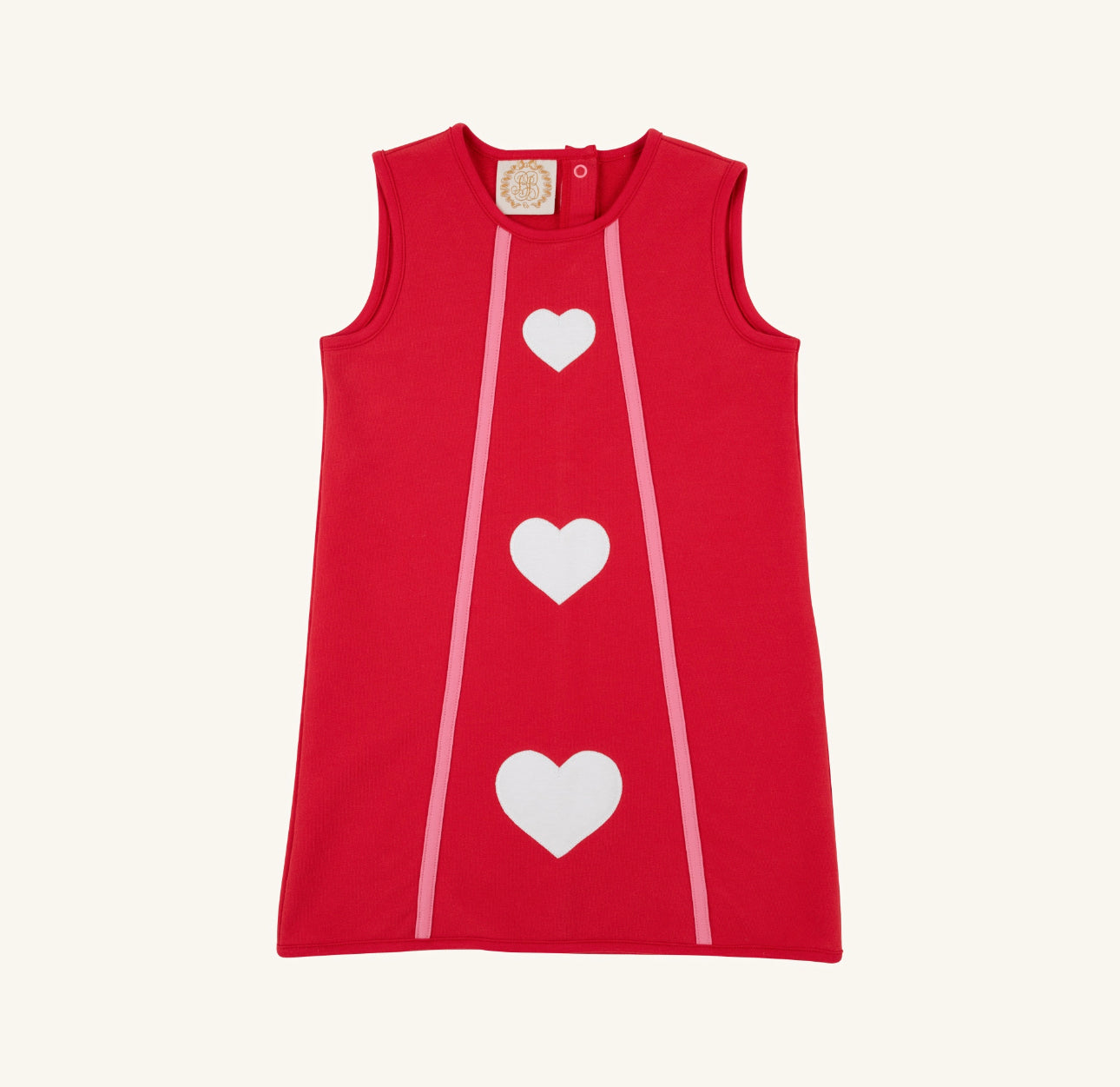TBBC | Annie Apron Dress - Richmond Red Hearts