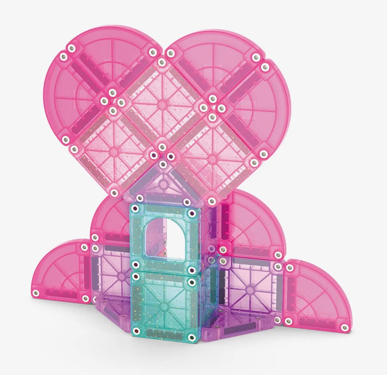 Magna-Tiles | Heart to Heart 26-Piece Travel Set