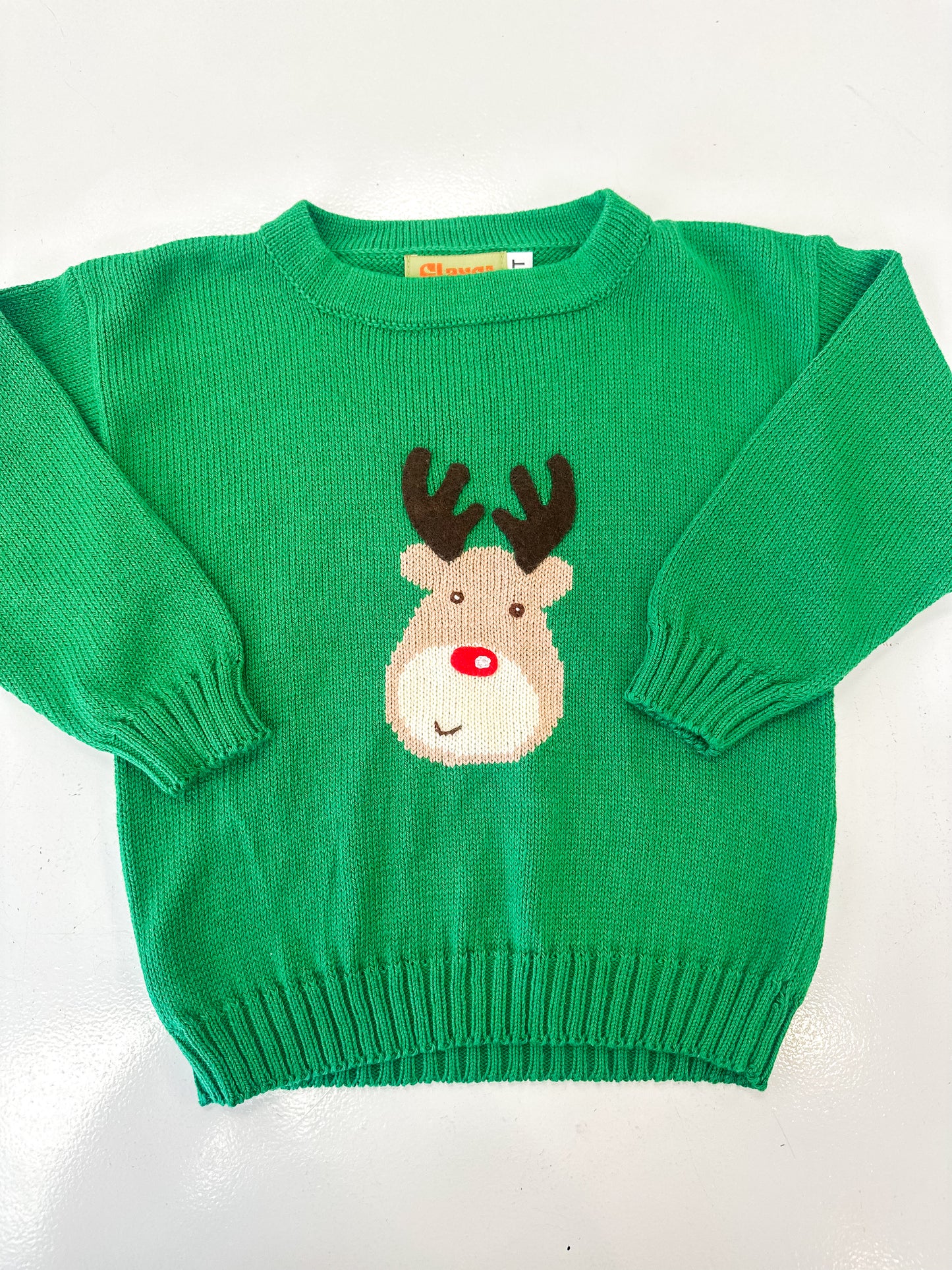 Luigi | Green Rudolph Sweater