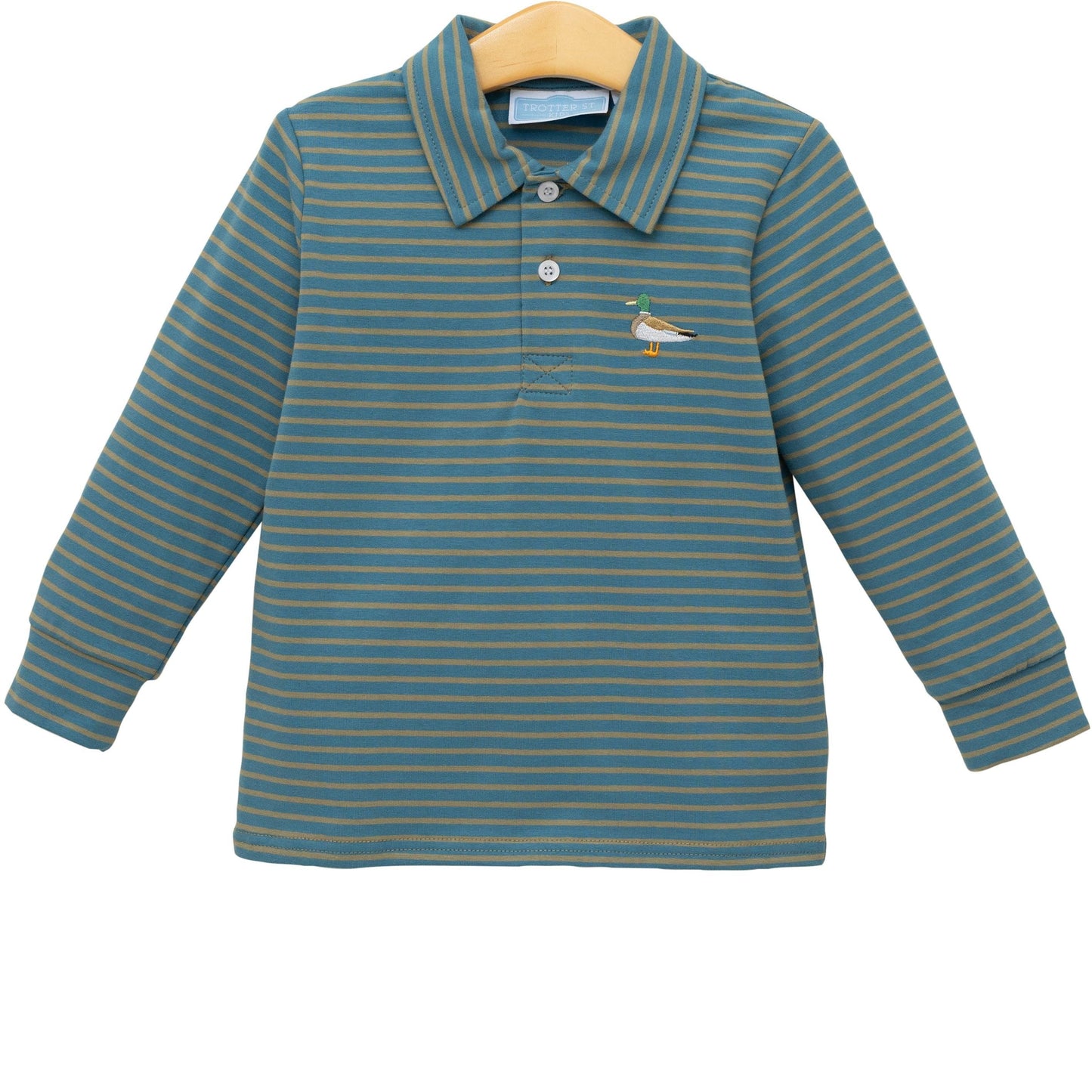 Trotter Street | Mallard Embroidered Polo